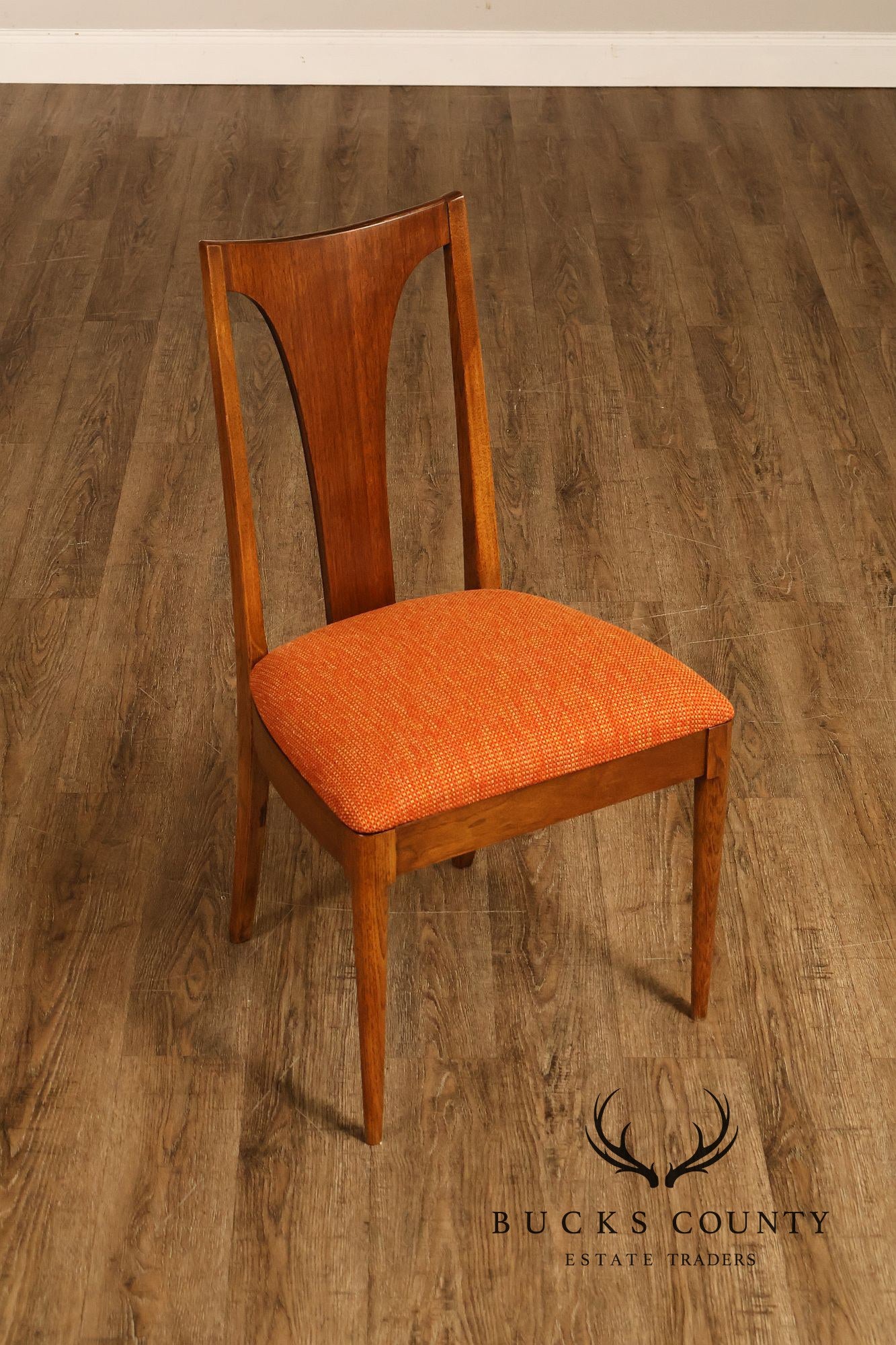 Broyhill 'Brasilia' Mid Century Modern Set of Four Walnut Dining Chairs
