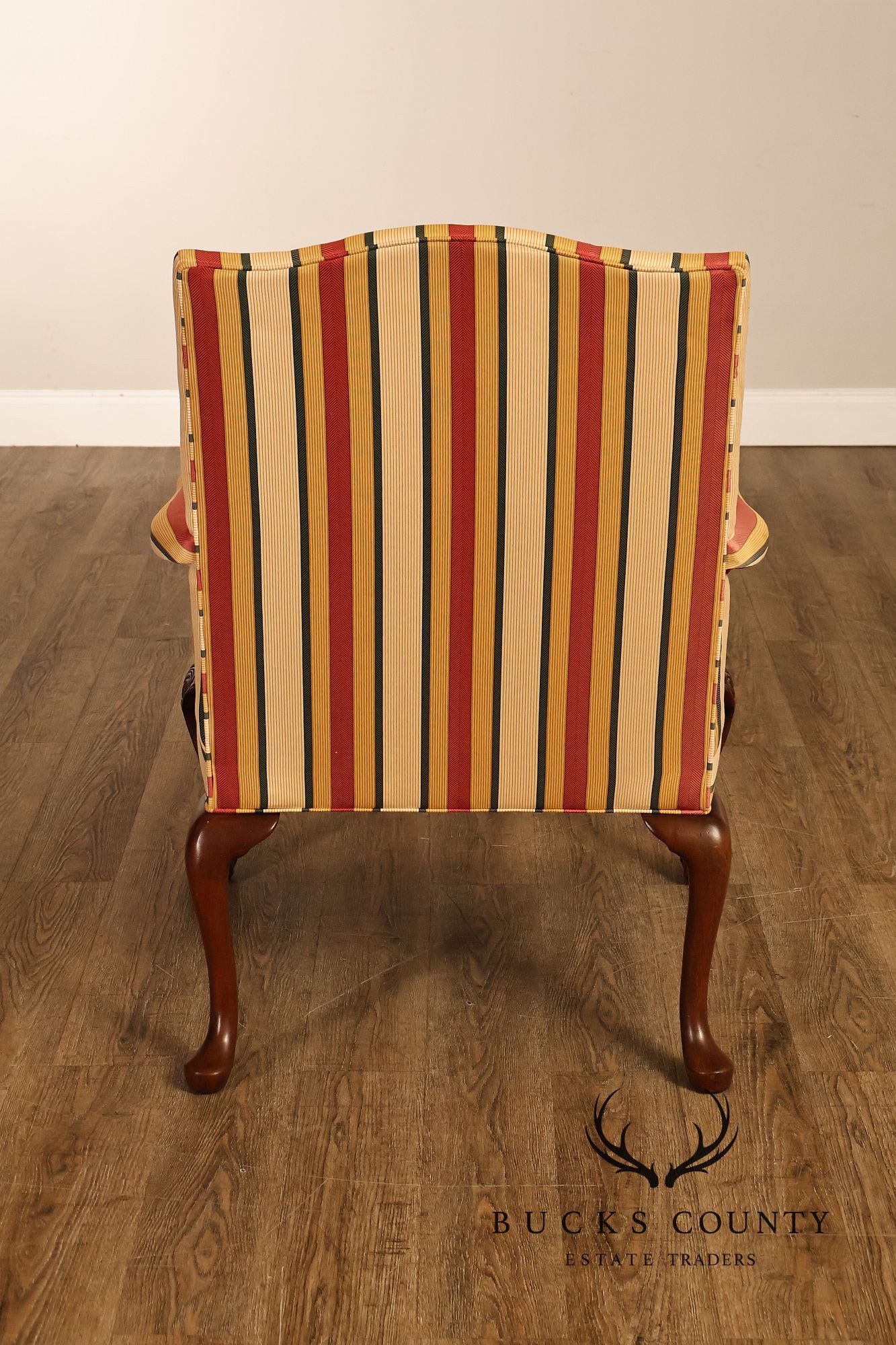 Southwood Chippendale Style Pair of Carved Mahogany Armchairs