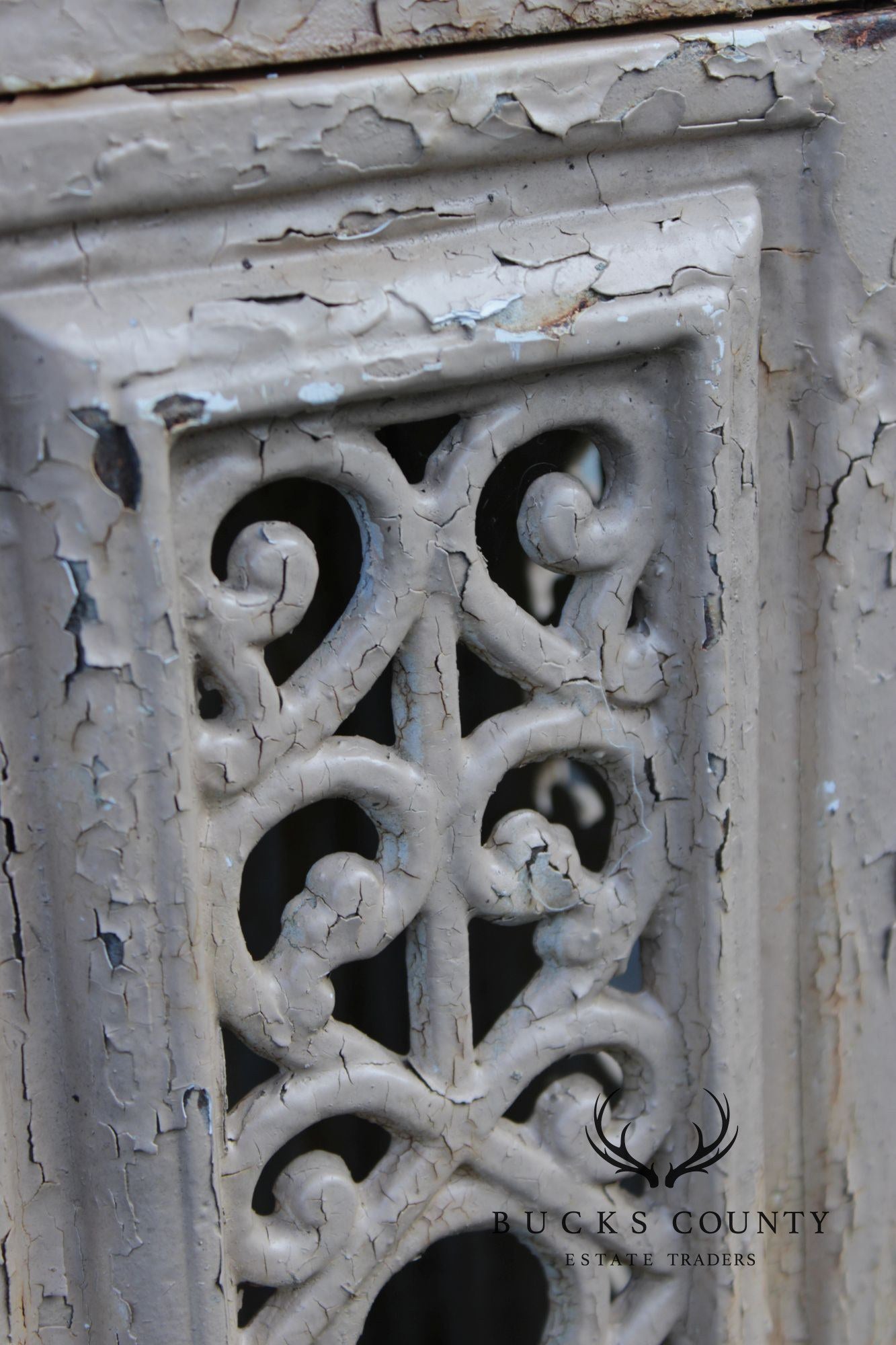 Antique Cast Iron Garden Urn on Pedestal