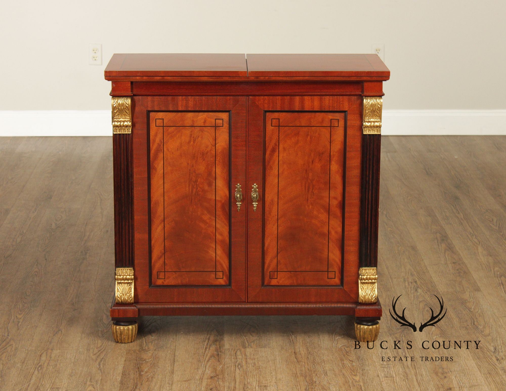 Baker Empire Style Mahogany Server