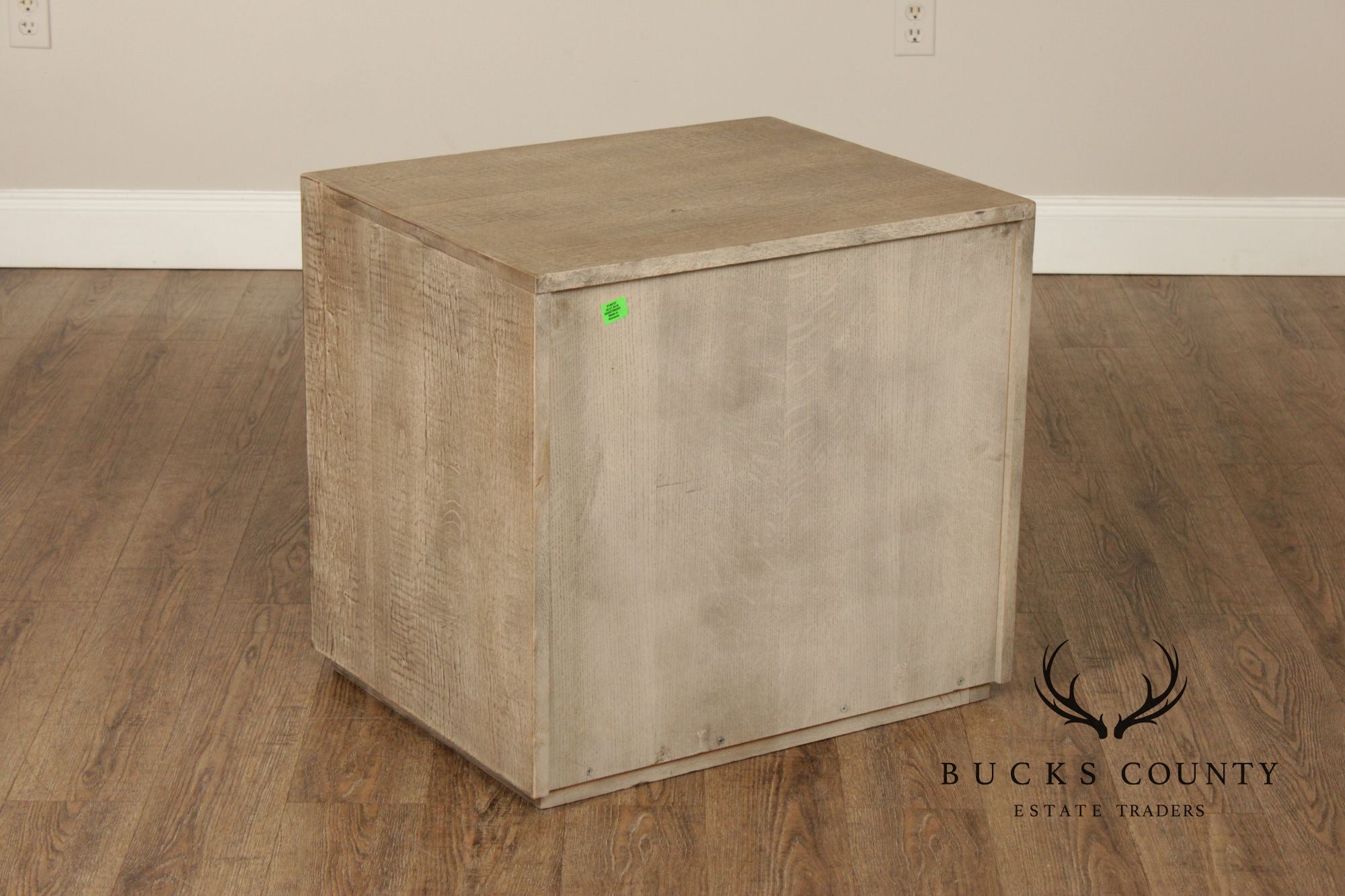 Restoration Hardware Reclaimed Oak Closed Nightstand