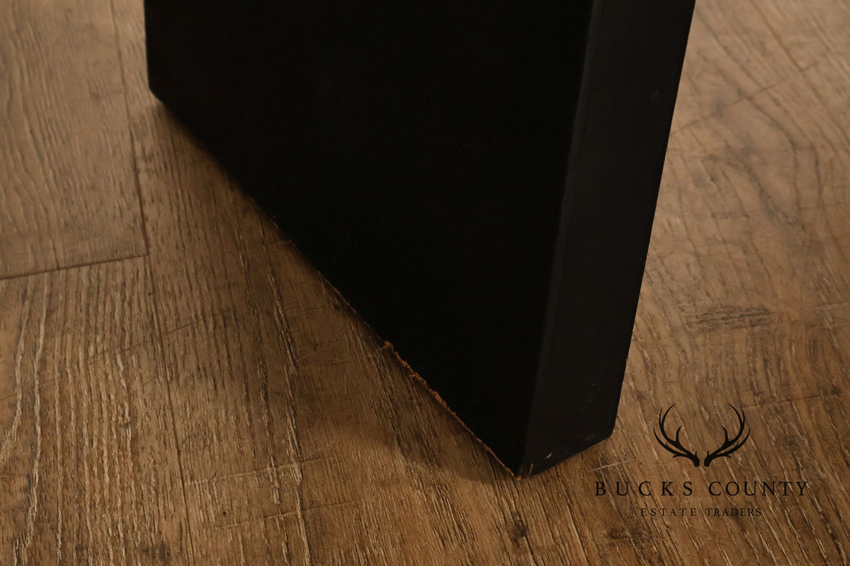 Modern Black Lacquer Bench or Console