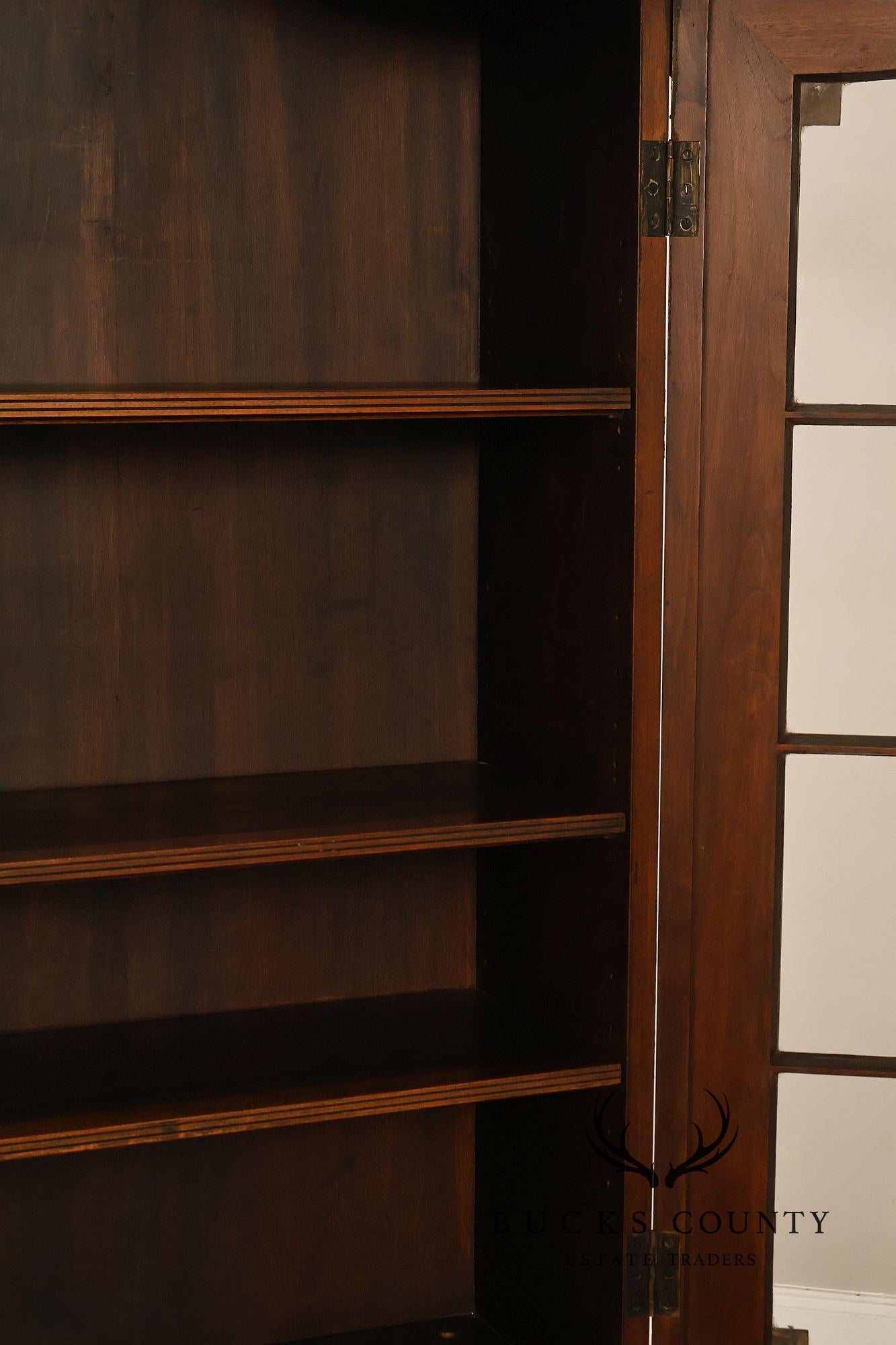 Federal Style Mahogany Secretary Bookcase With Drop Front Desk