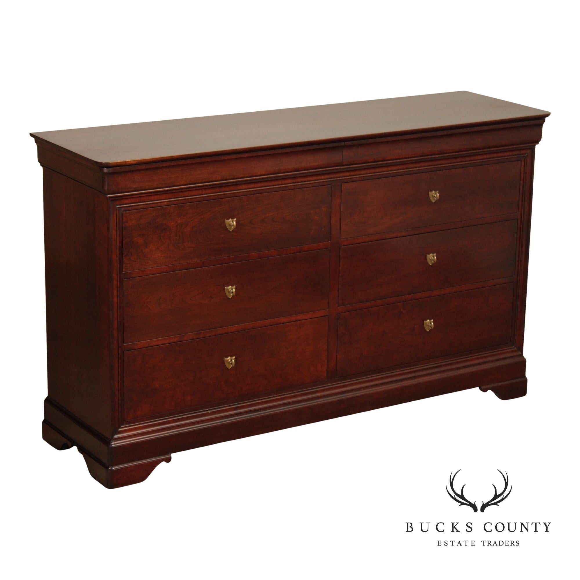 Stickley Marseilles Louis Philippe Cherry 8-Drawer Dresser