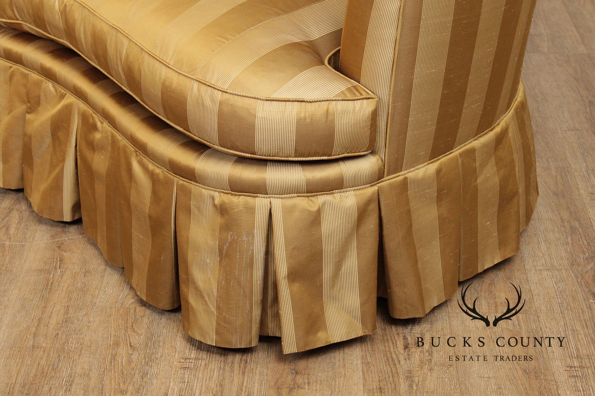 TRS Furniture Inc. Custom Upholstered Curved Back Sofa