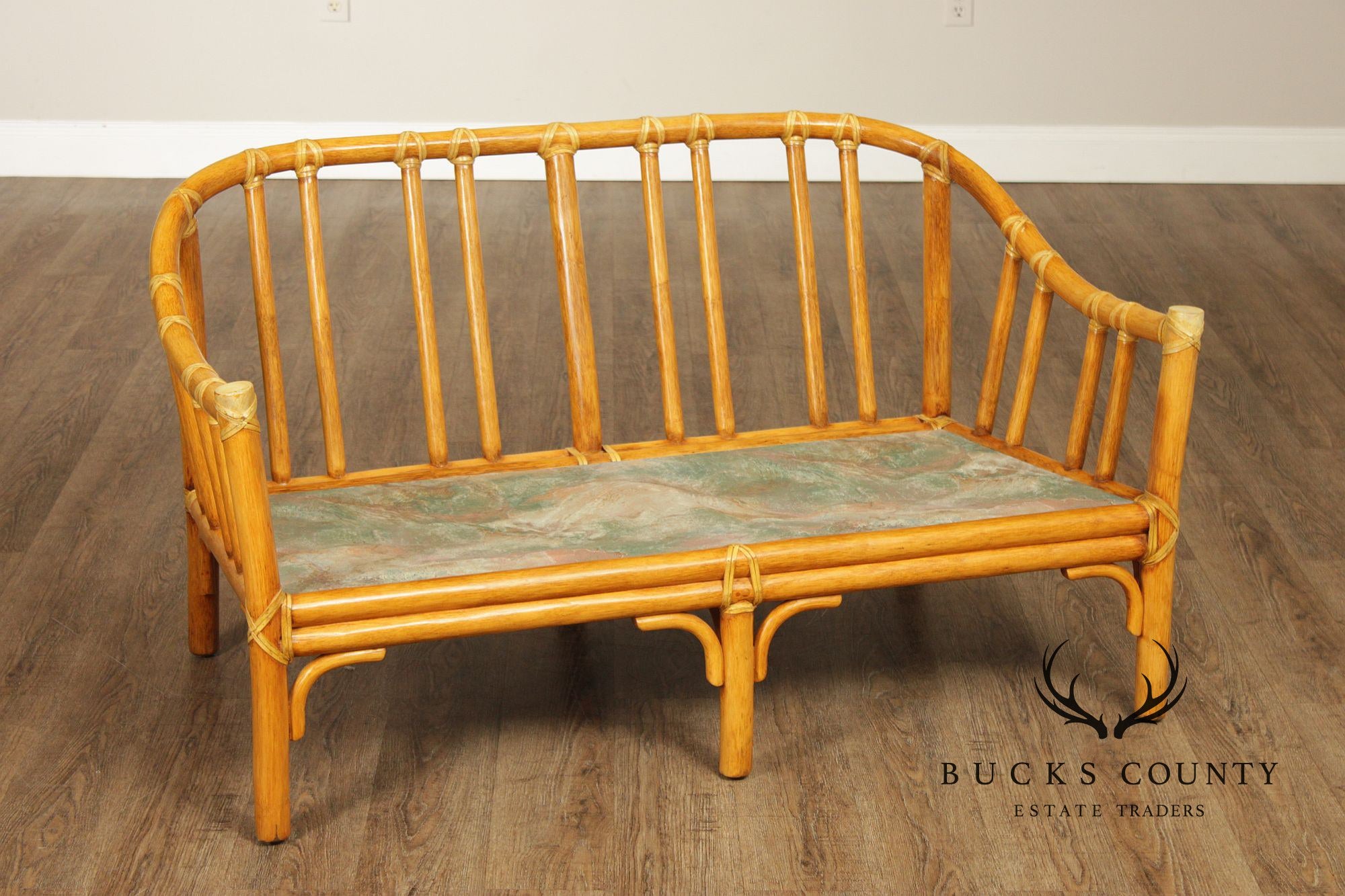 McGuire Vintage Bamboo Loveseat