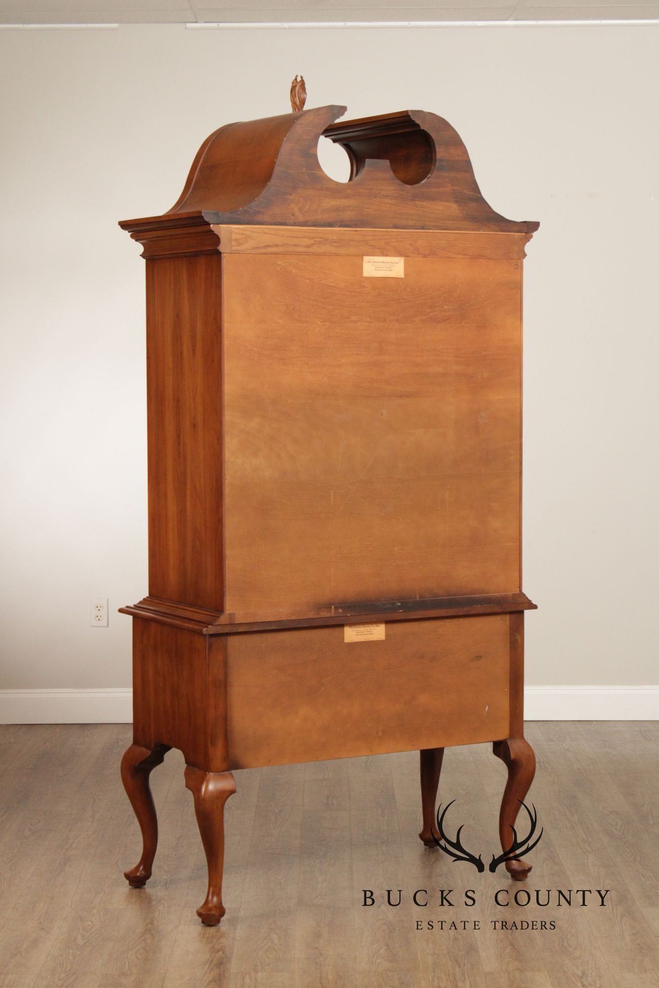 Henkel Harris Queen Anne Style Cherry Highboy