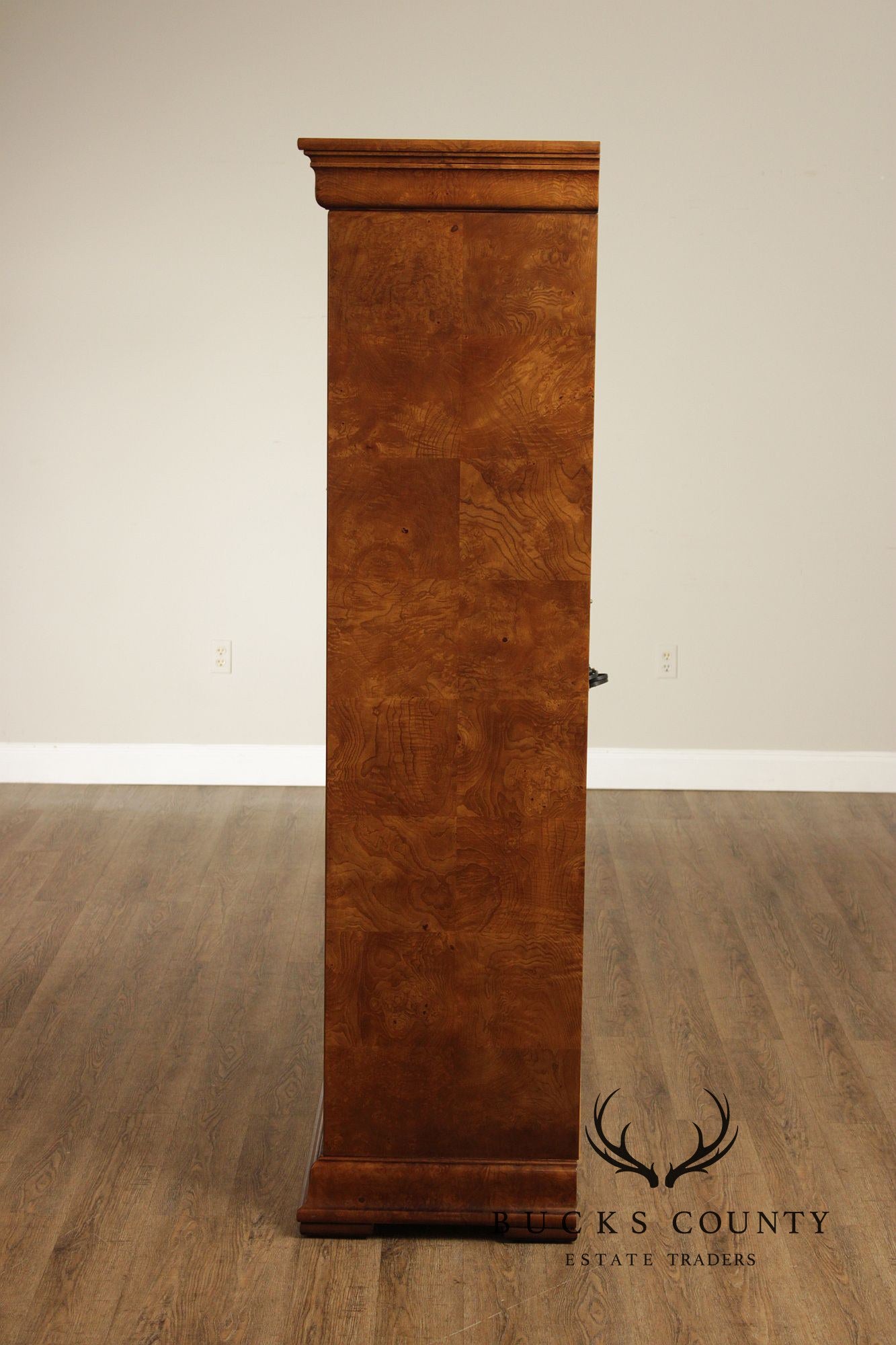 Henredon Charles X Collection Burlwood Armoire