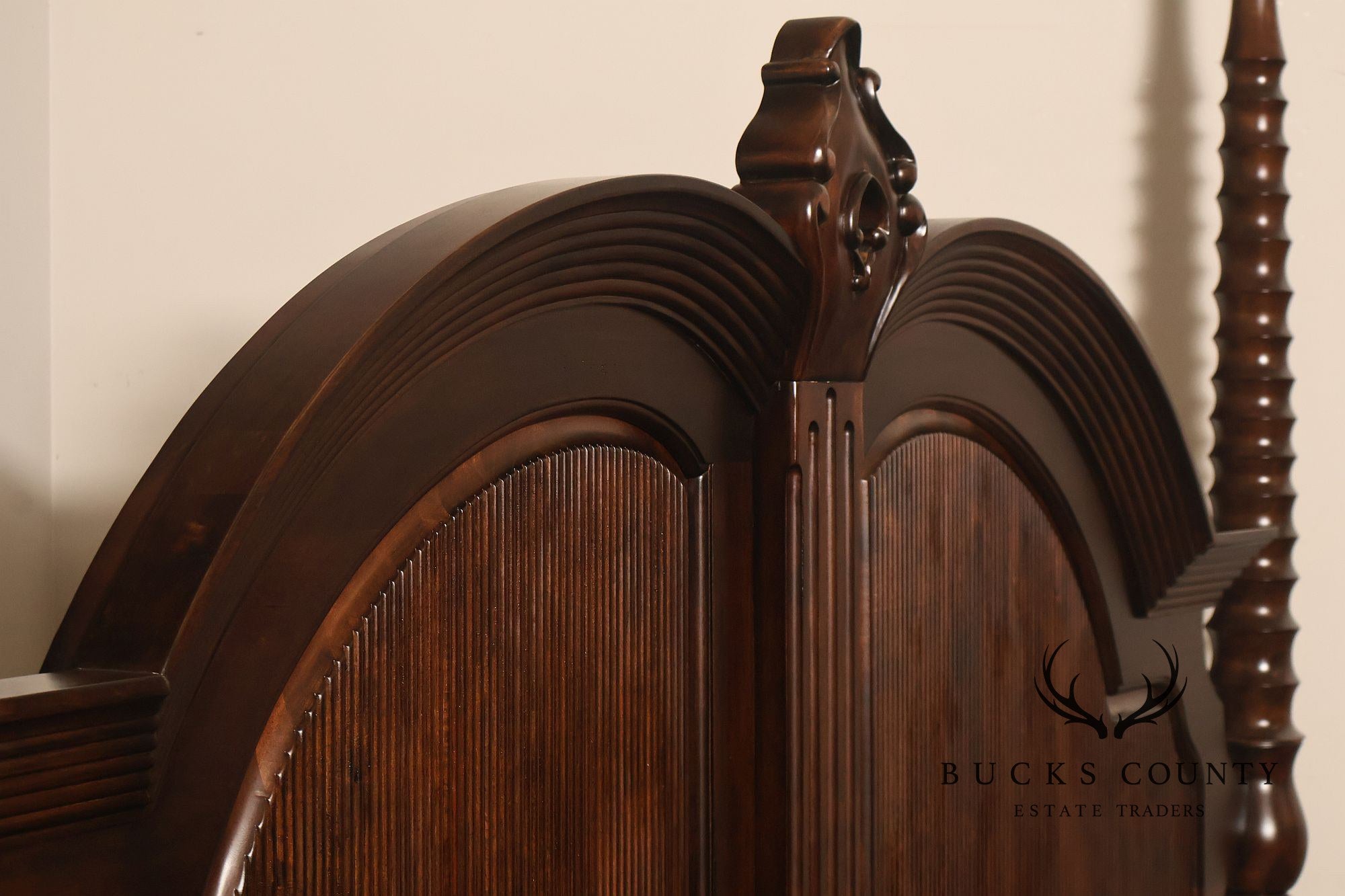 British Colonial Style Four Poster King Bed Frame