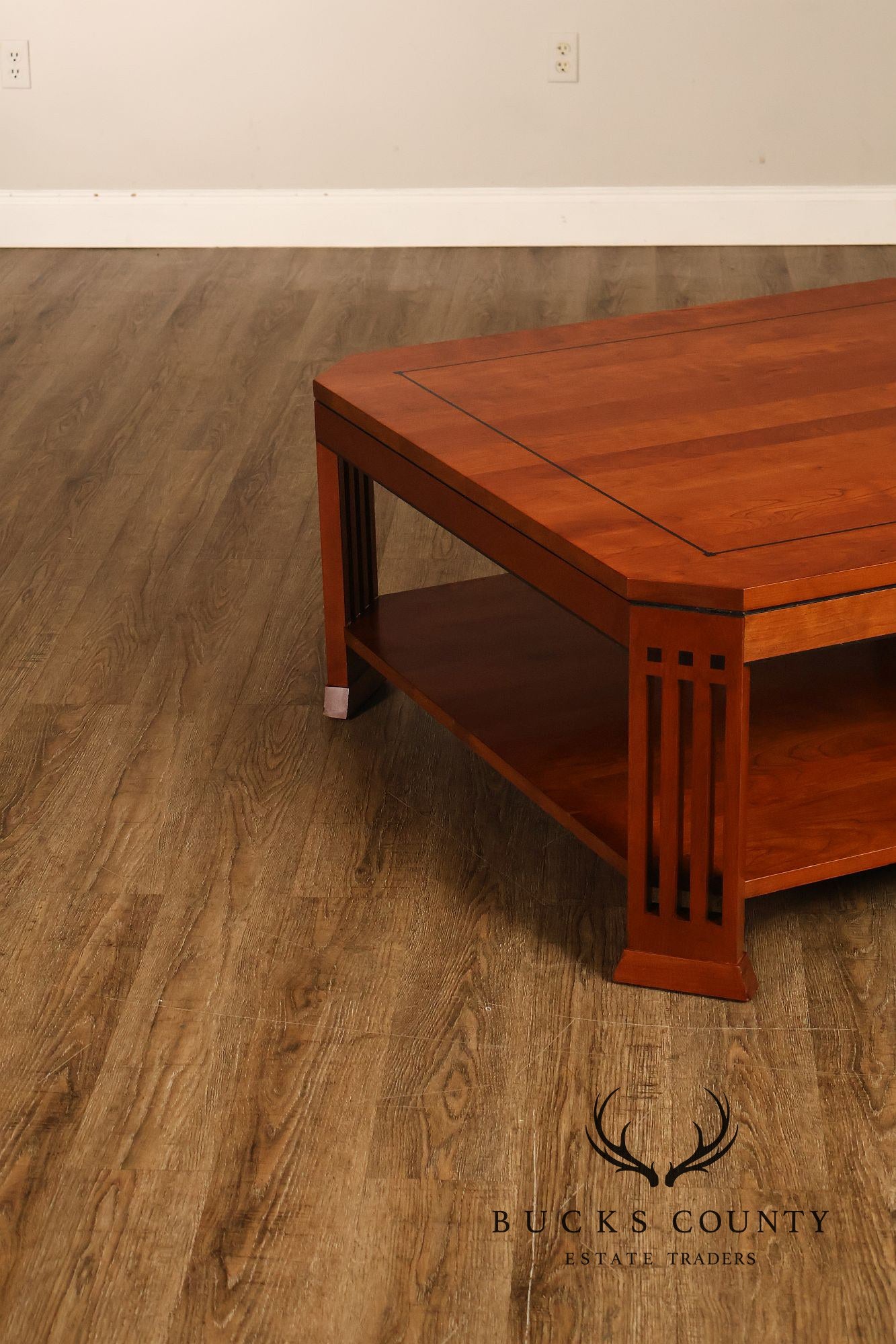 Stickley 21st Century Collection Large Square Cherry Coffee Table