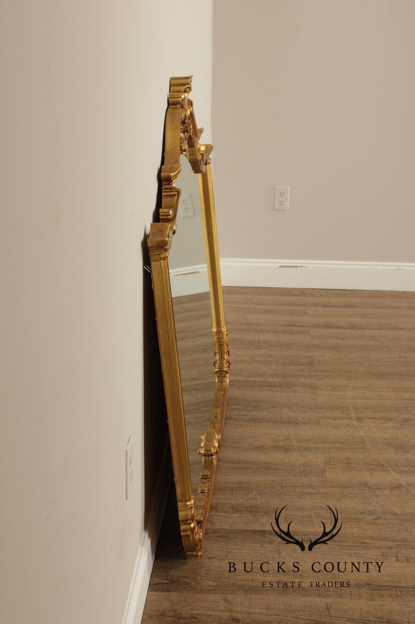 Carolina Mirror Georgian Style Gilt Painted Wall Mirror