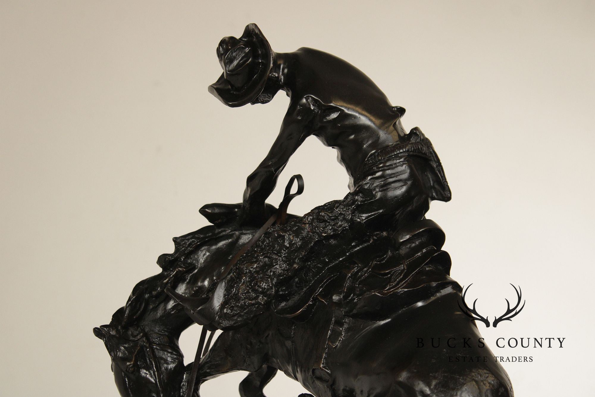 Frederic Remington Bronze Statue, 'Rattlesnake'