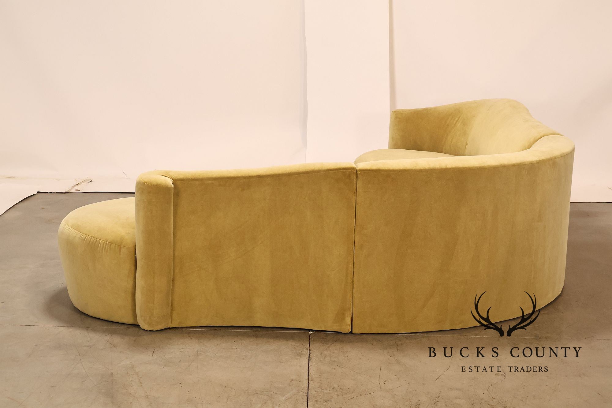 Vladimir Kagan Sculptural Curved Sectional Sofa