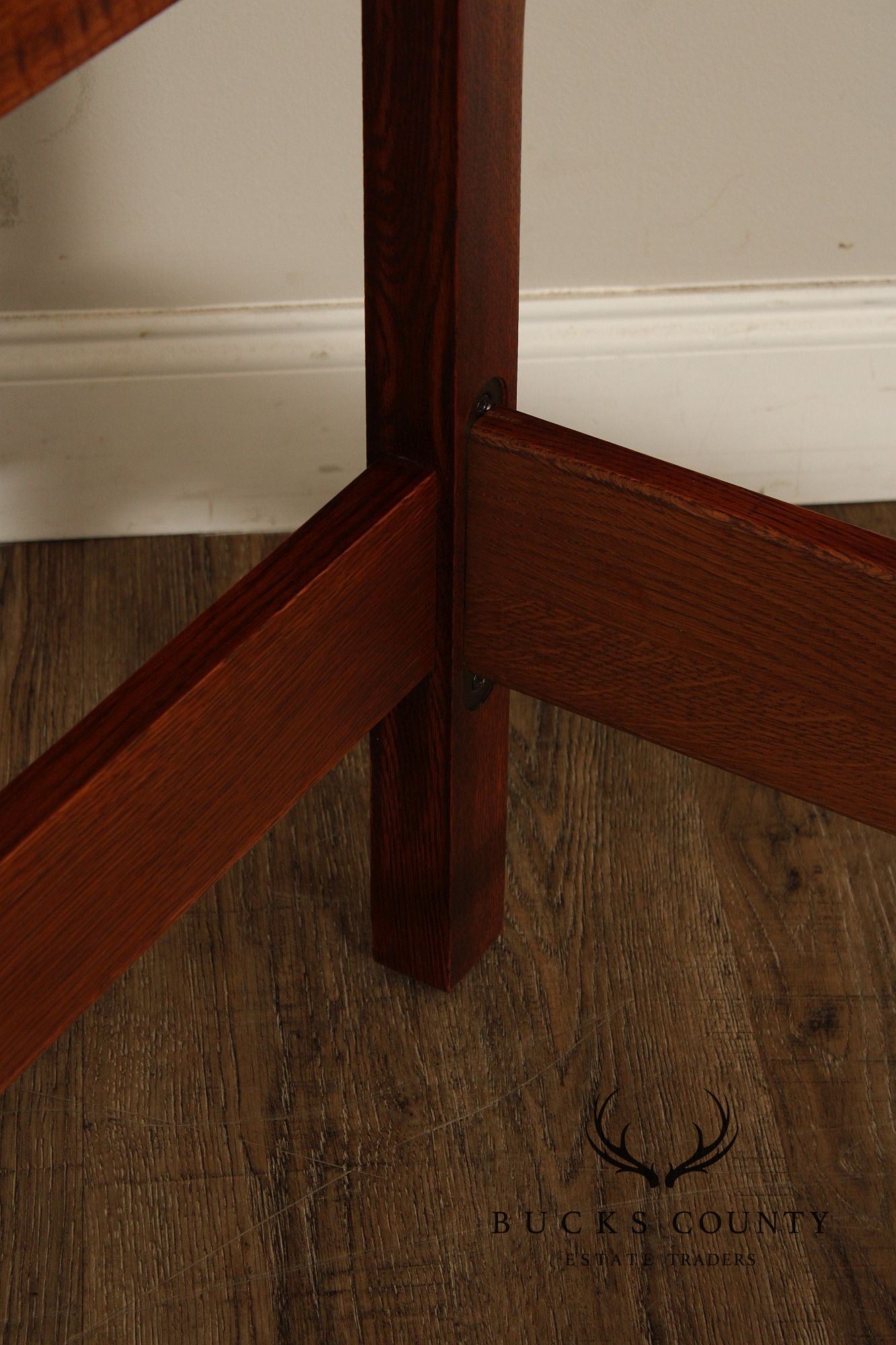 Stickley Mission Collection Oak Spindle Queen Bed