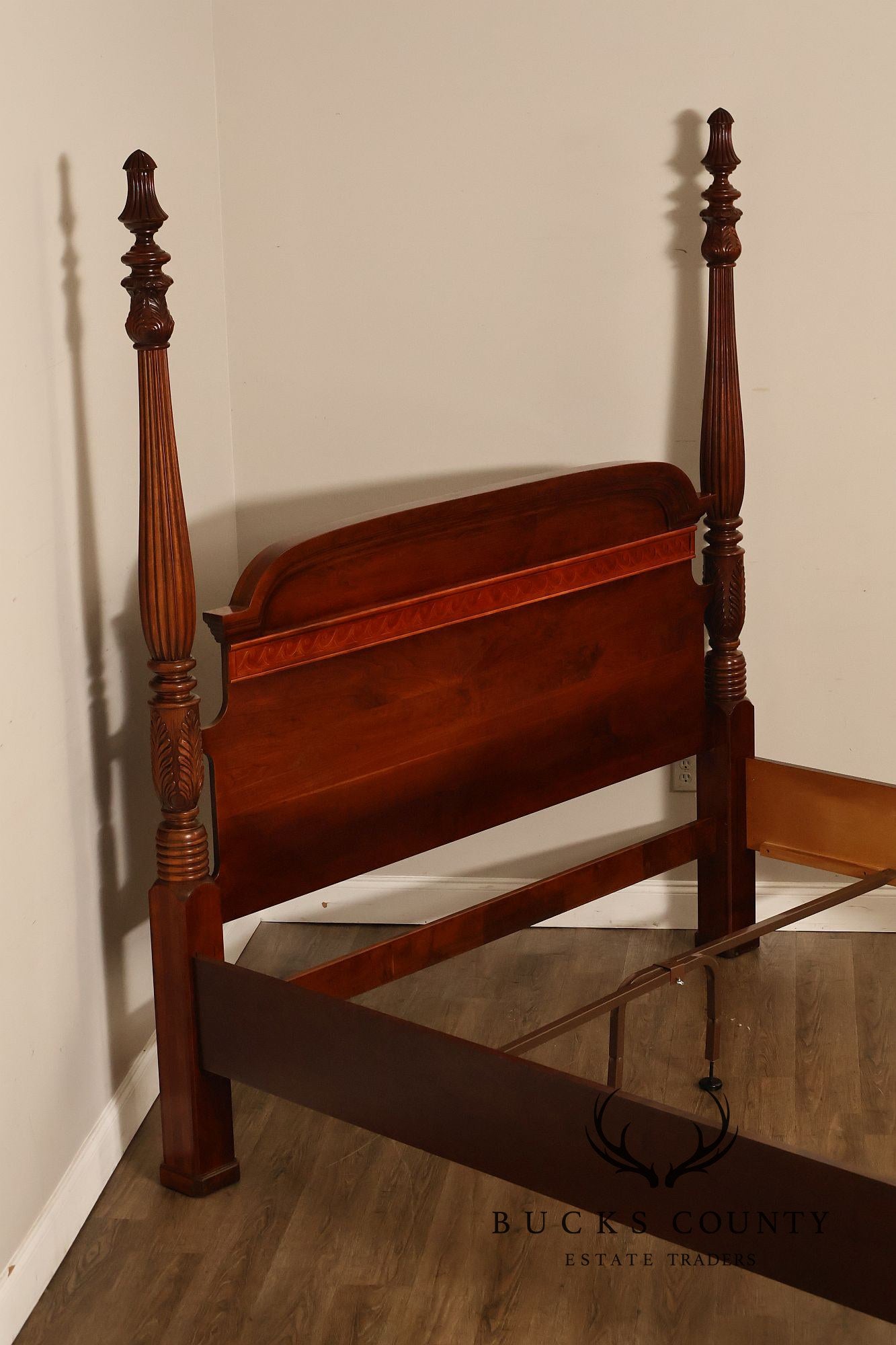 Pennsylvania House Carved Cherry King Poster Bed