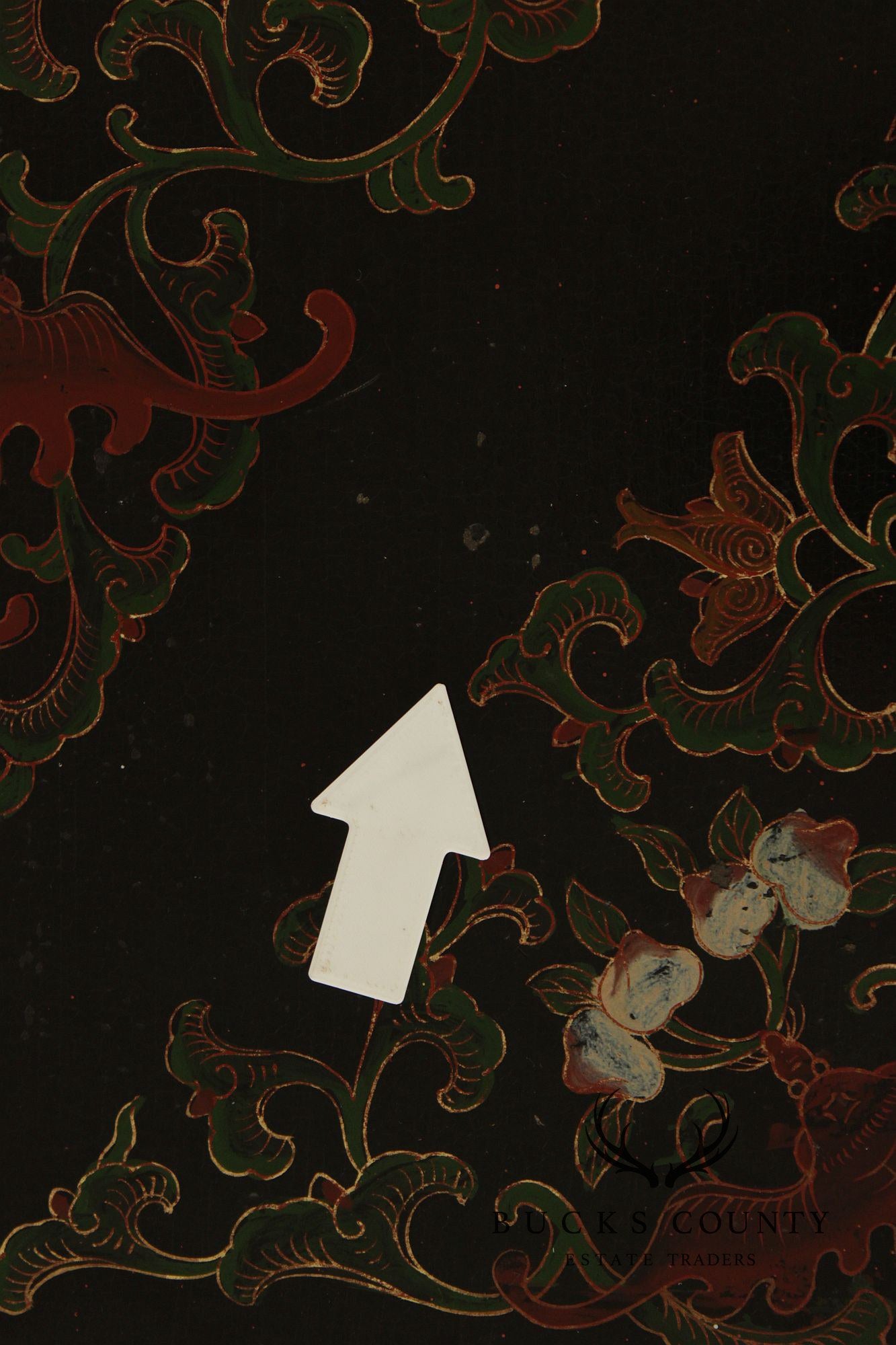 Vintage Asian Lacquered Coffee or Side Table