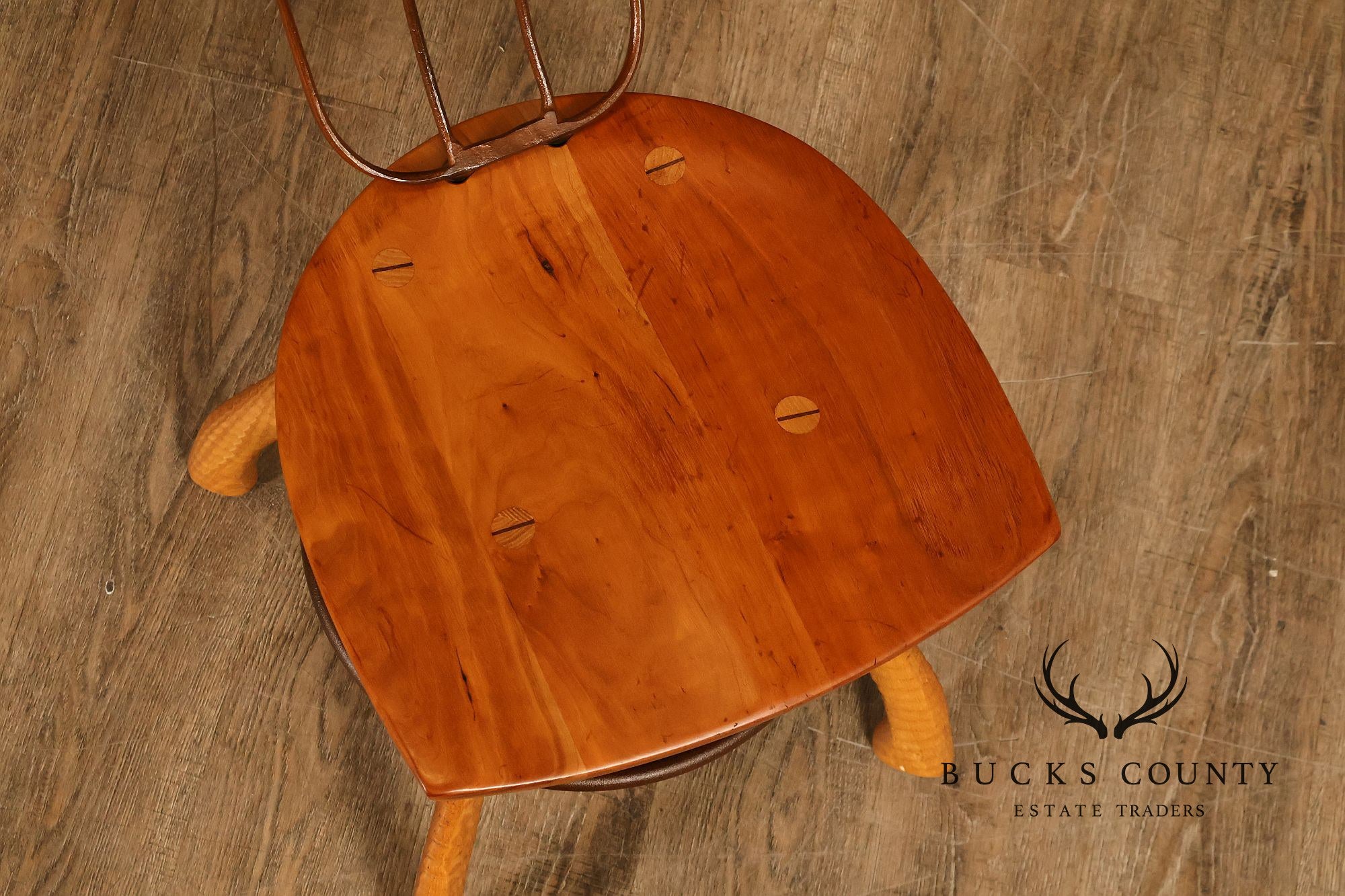 Bradford Woodworking Pair of Pitchfork Side Chairs