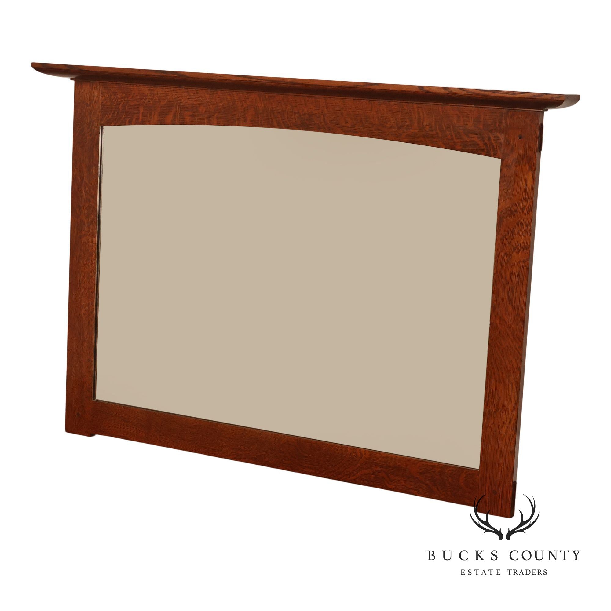 Stickley Mission Collection Oak Wall Mirror