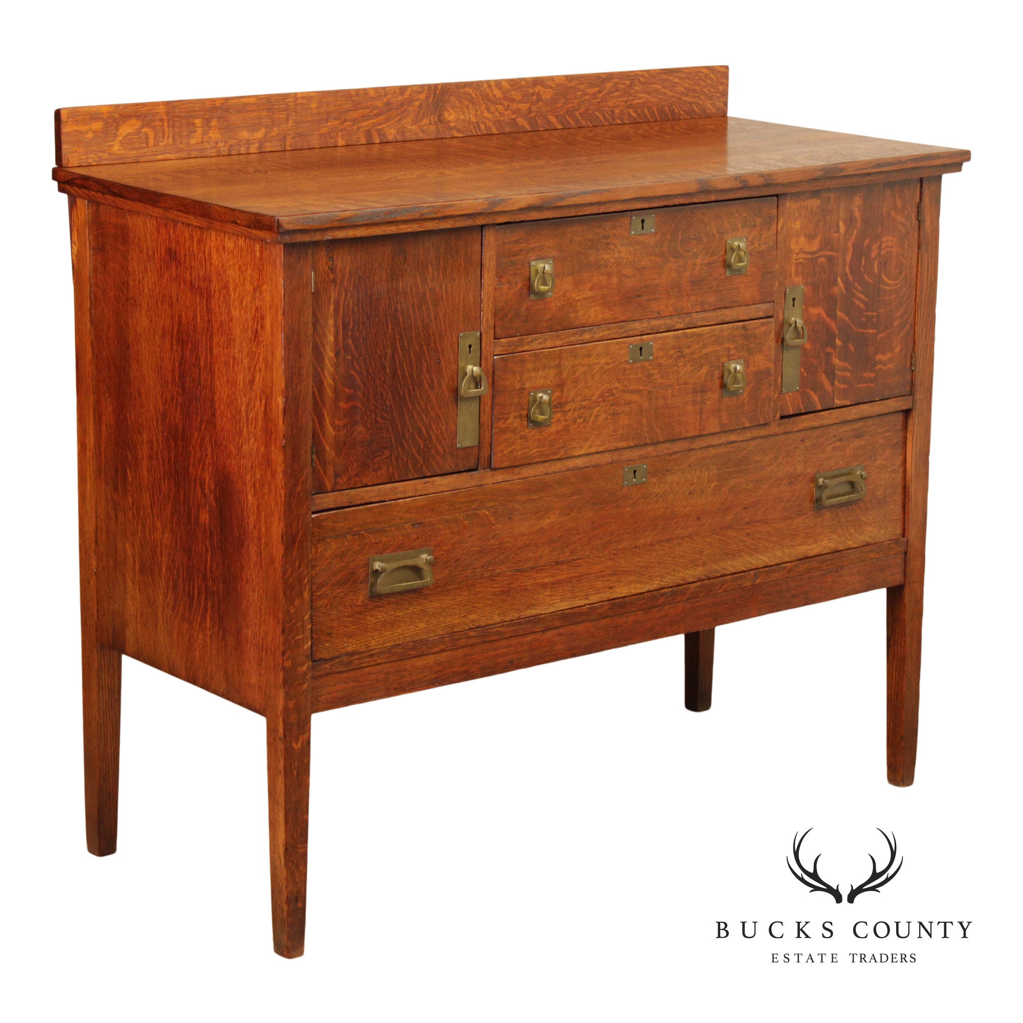 Leavens Furniture Antique Mission Oak Sideboard