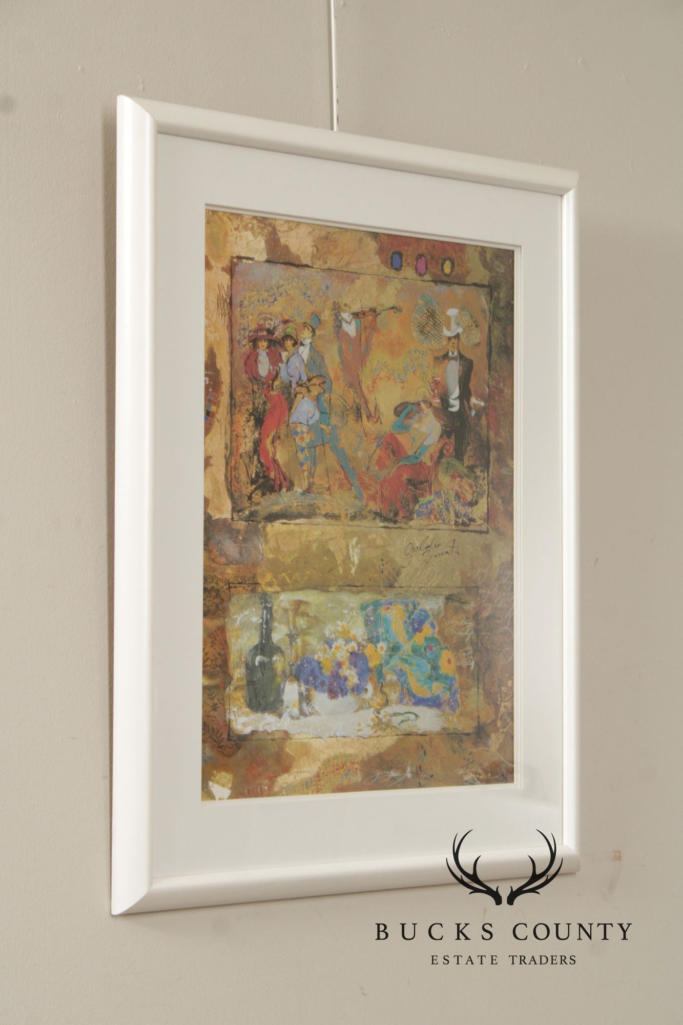 Alexander Wissotzky Framed Print, 'Golden Sonata'