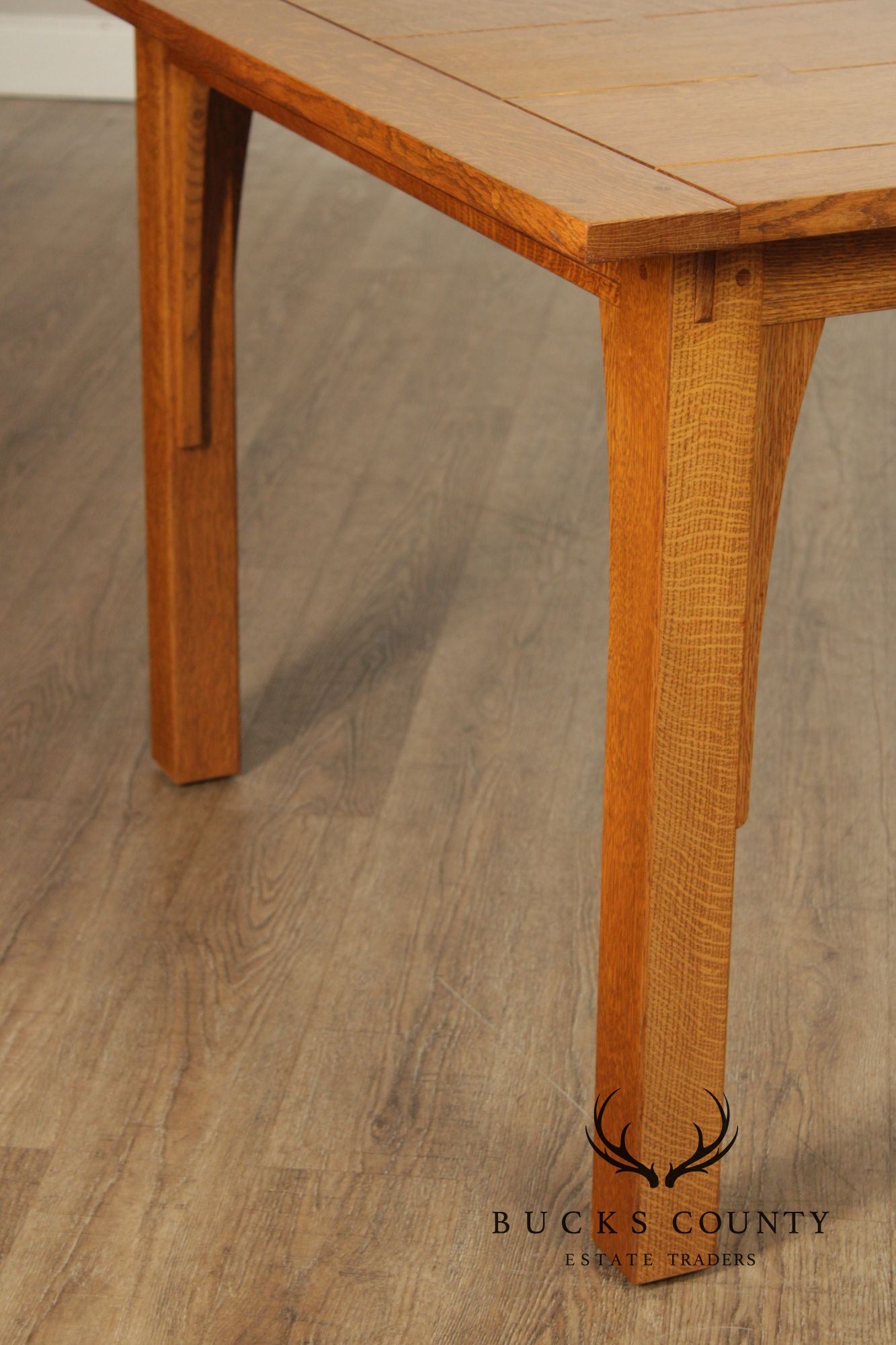Stickley Mission Collection Oak Extendable Dining Table