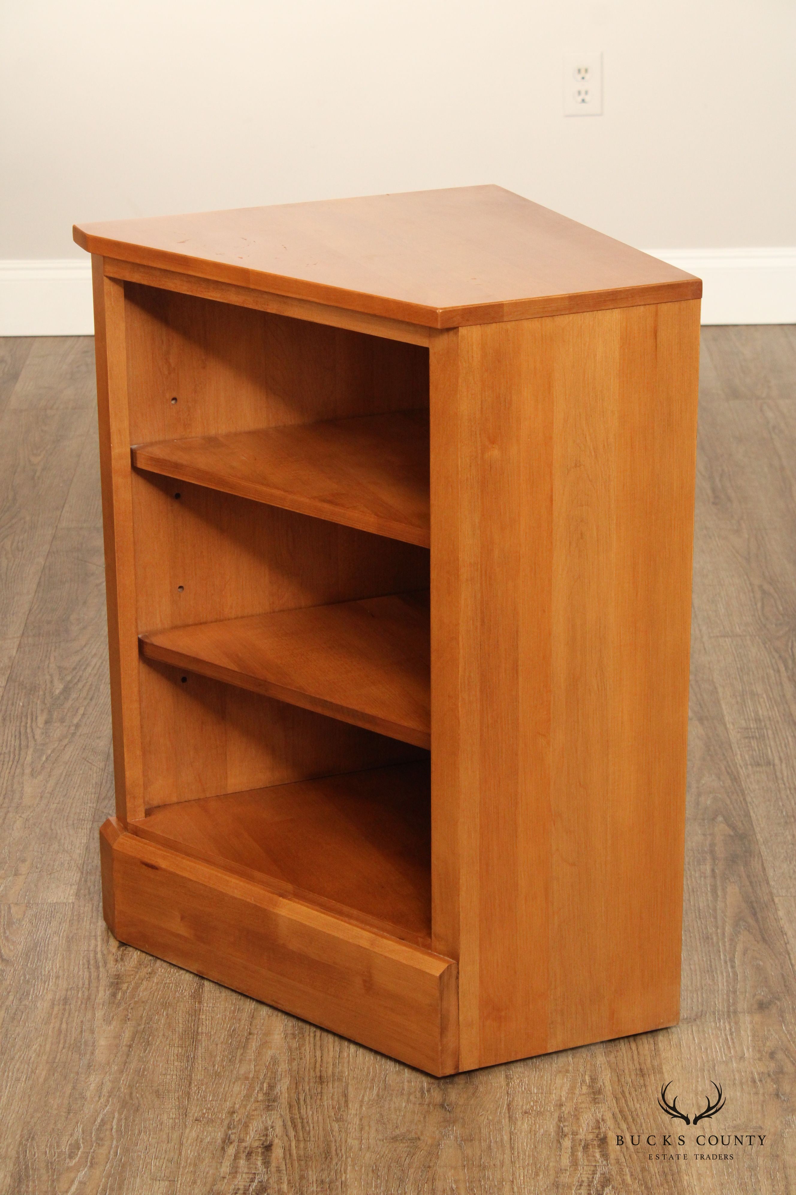 Ethan Allen 'Country Colors' Maple Corner Bookcase