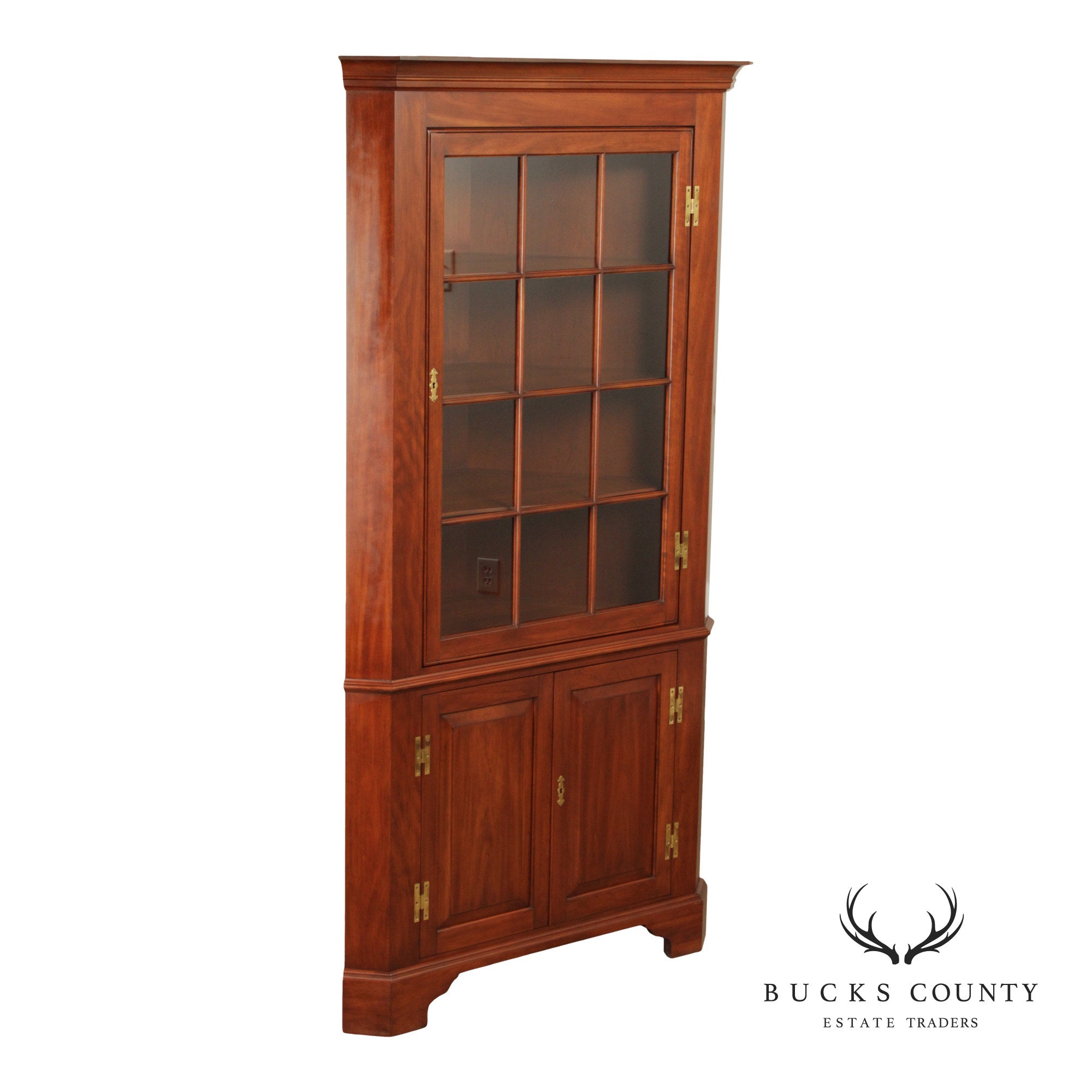 Henkel Harris Cherry Corner Cabinet