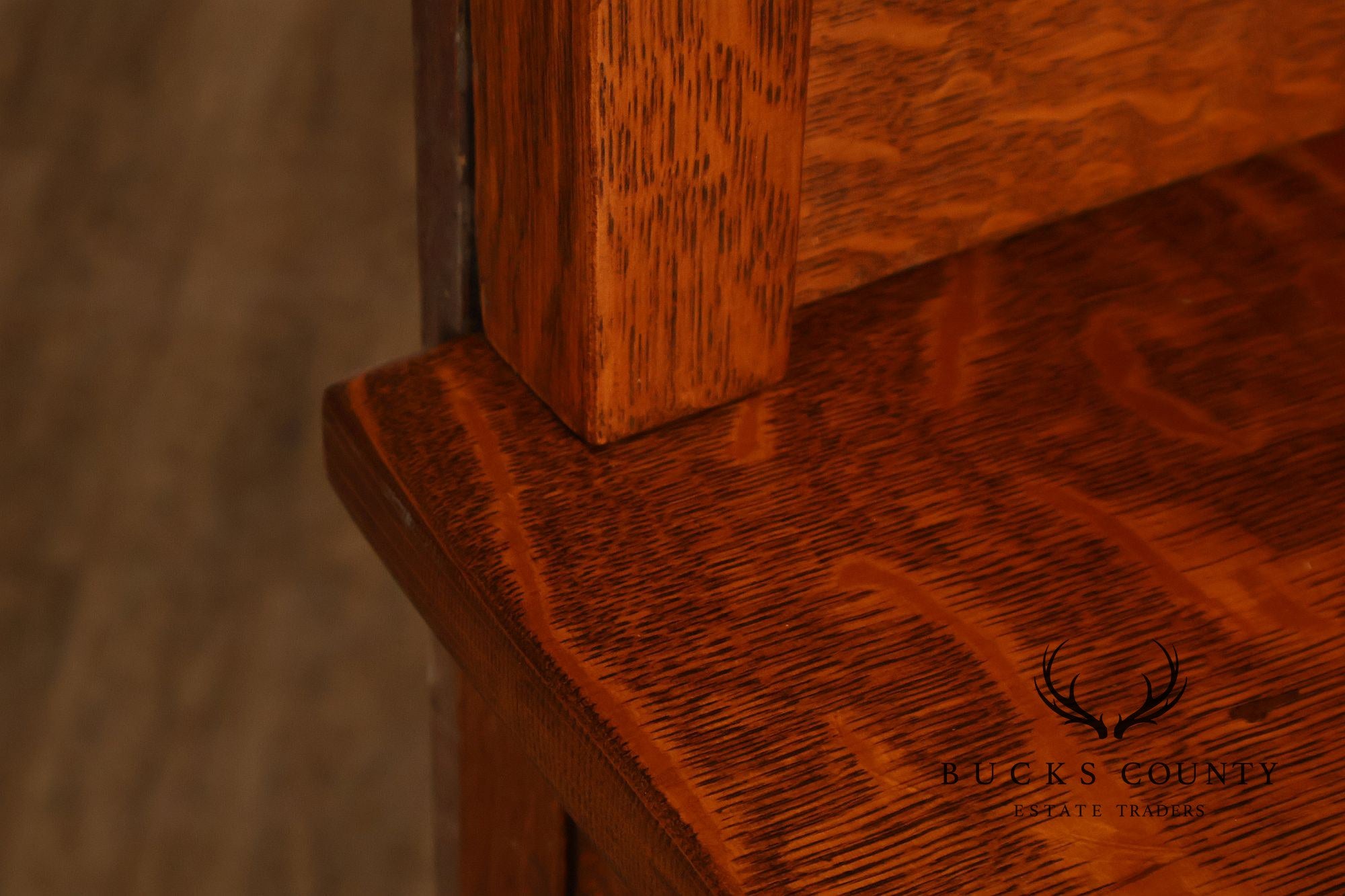 L. & J.G. Stickley Onondaga Period Oak Dresser With Mirror