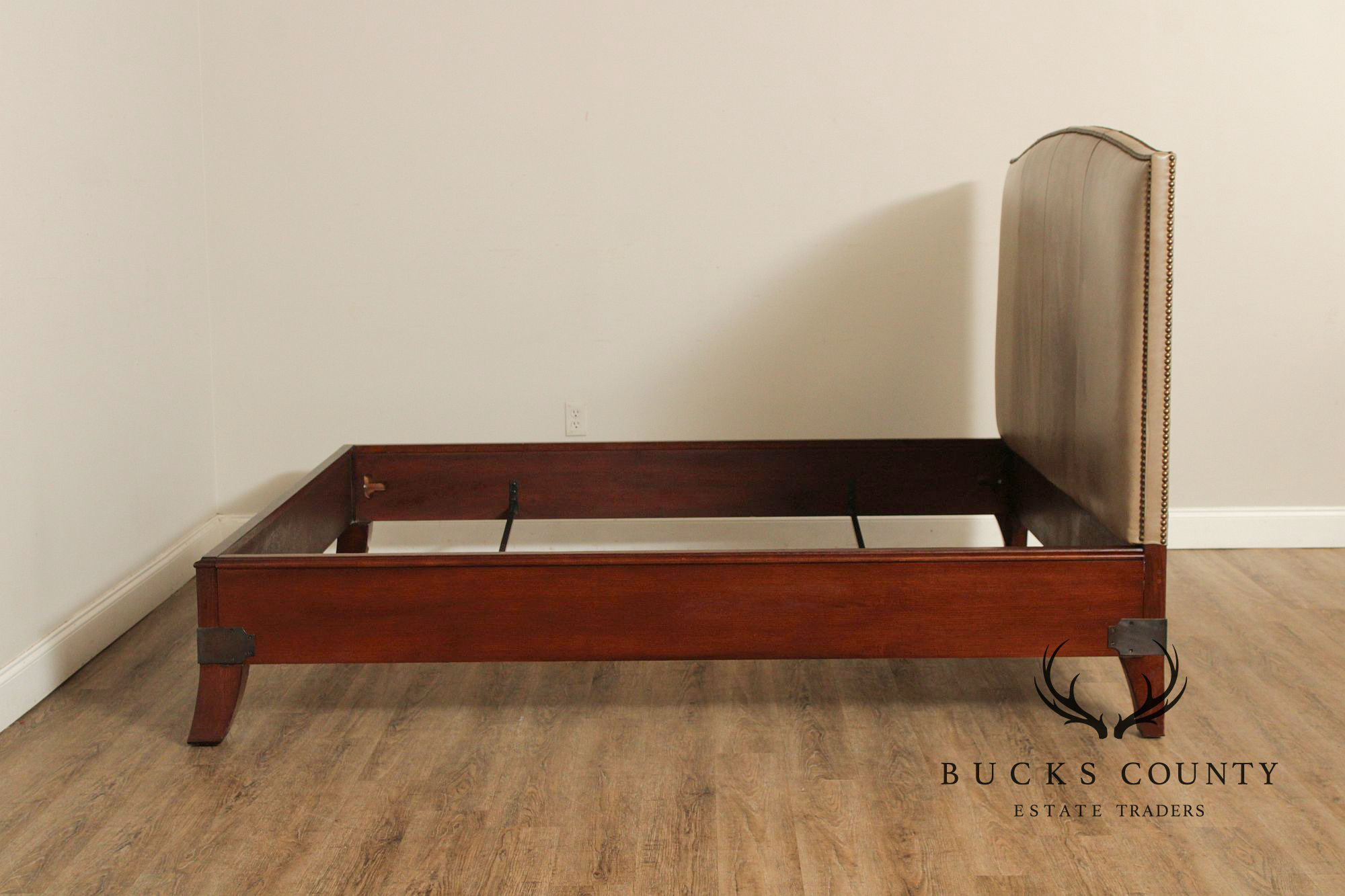 Hickory Chair Leather 'Chelsea' King Bed