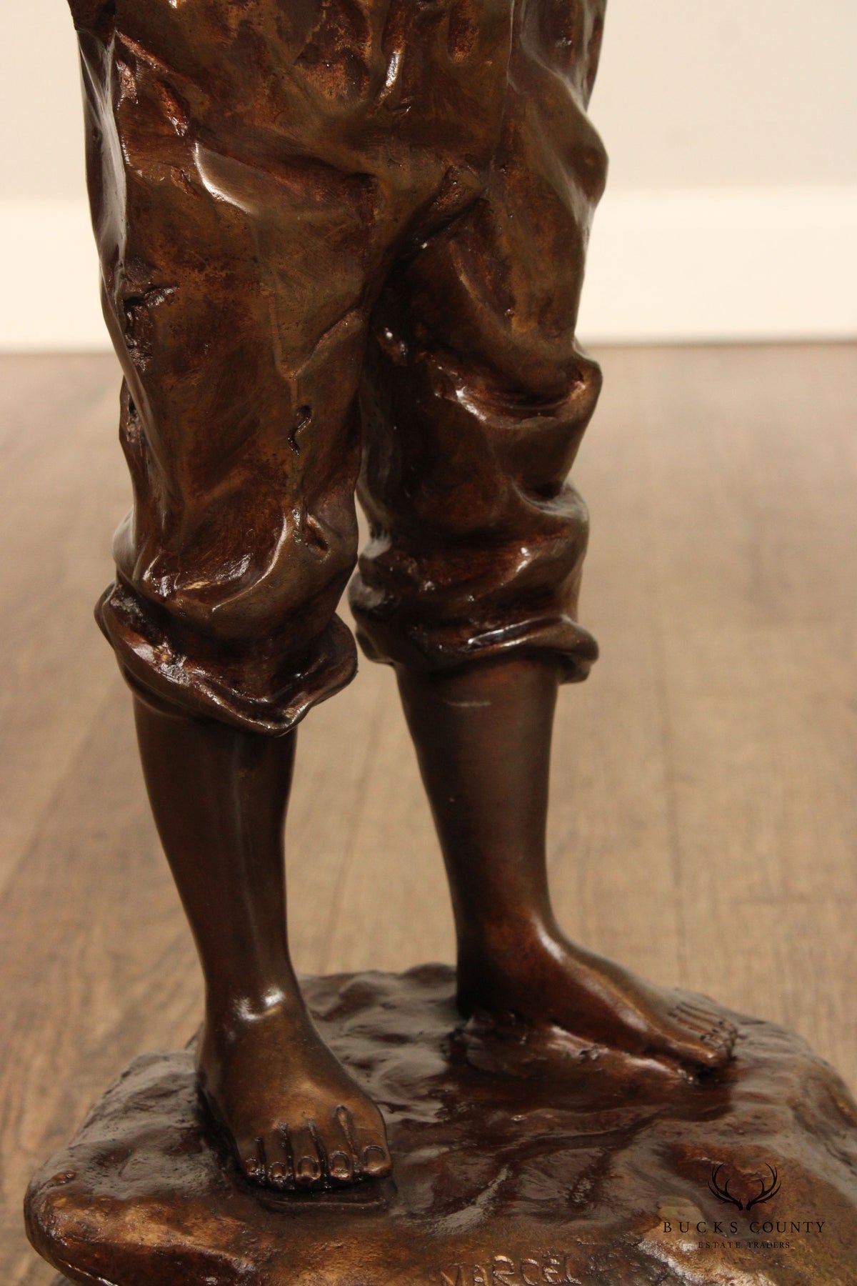 Whistling Boy 'Le Siffleur' Bronze Sculpture, After Victor Szczeblewski