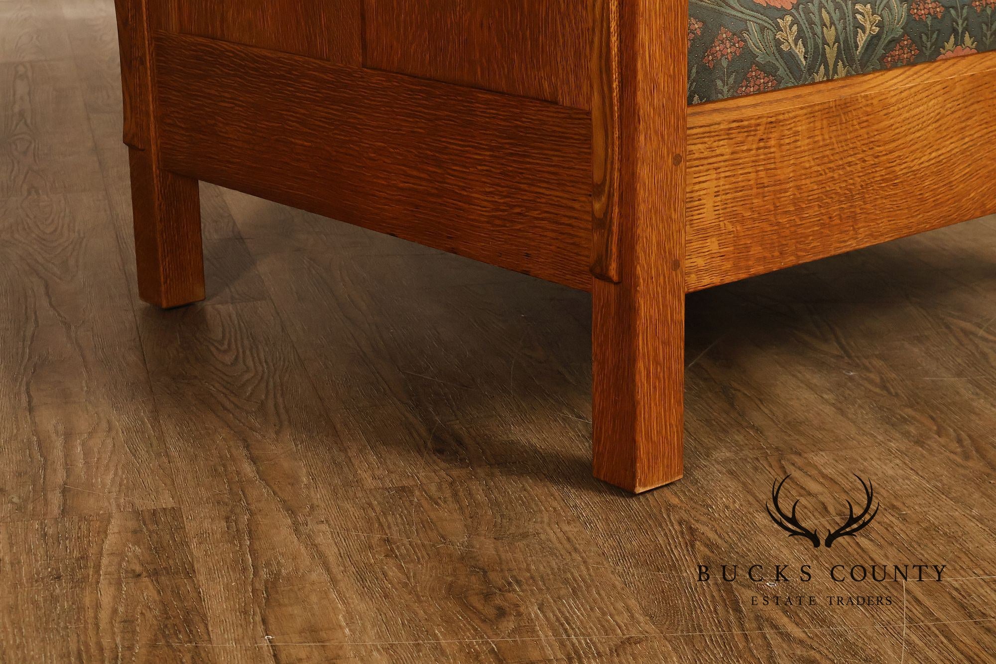 Stickley Mission Collection Pair of Oak Prairie Chairs