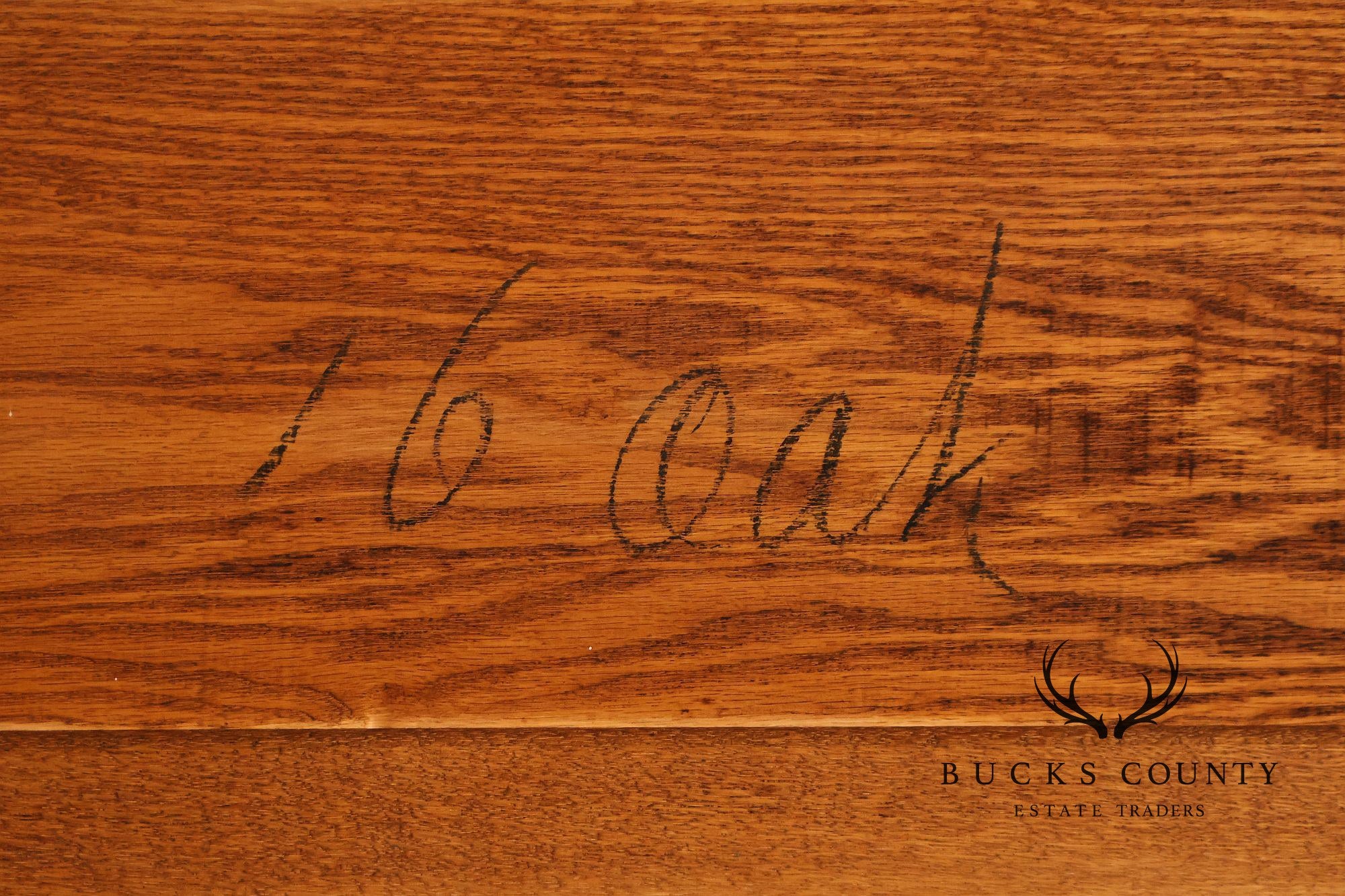 Antique American Victorian Oak Full Size High Back Bed