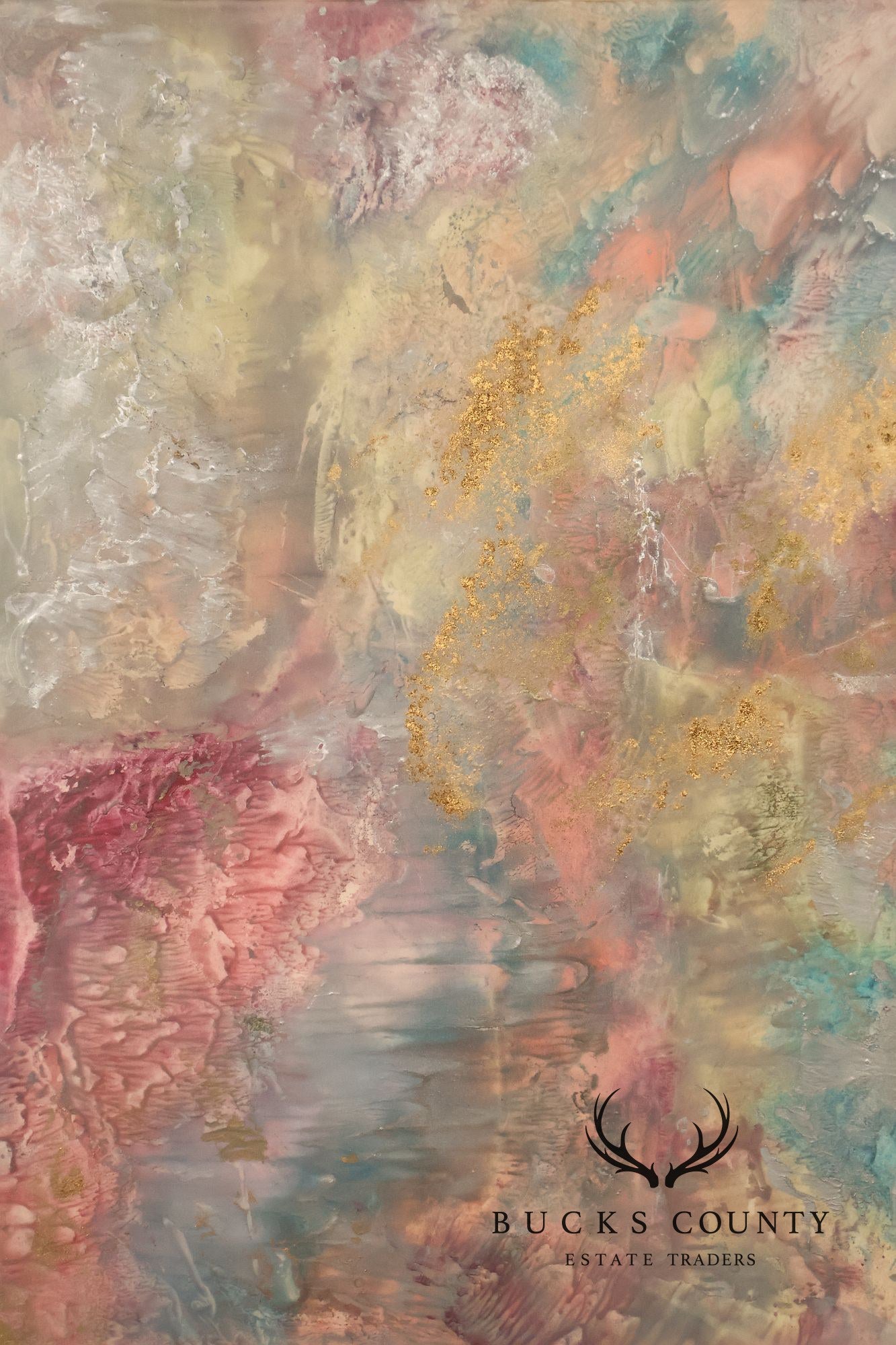 Suzanne Marinell Mixed Media Painting, 'Merlin's Alchemy'