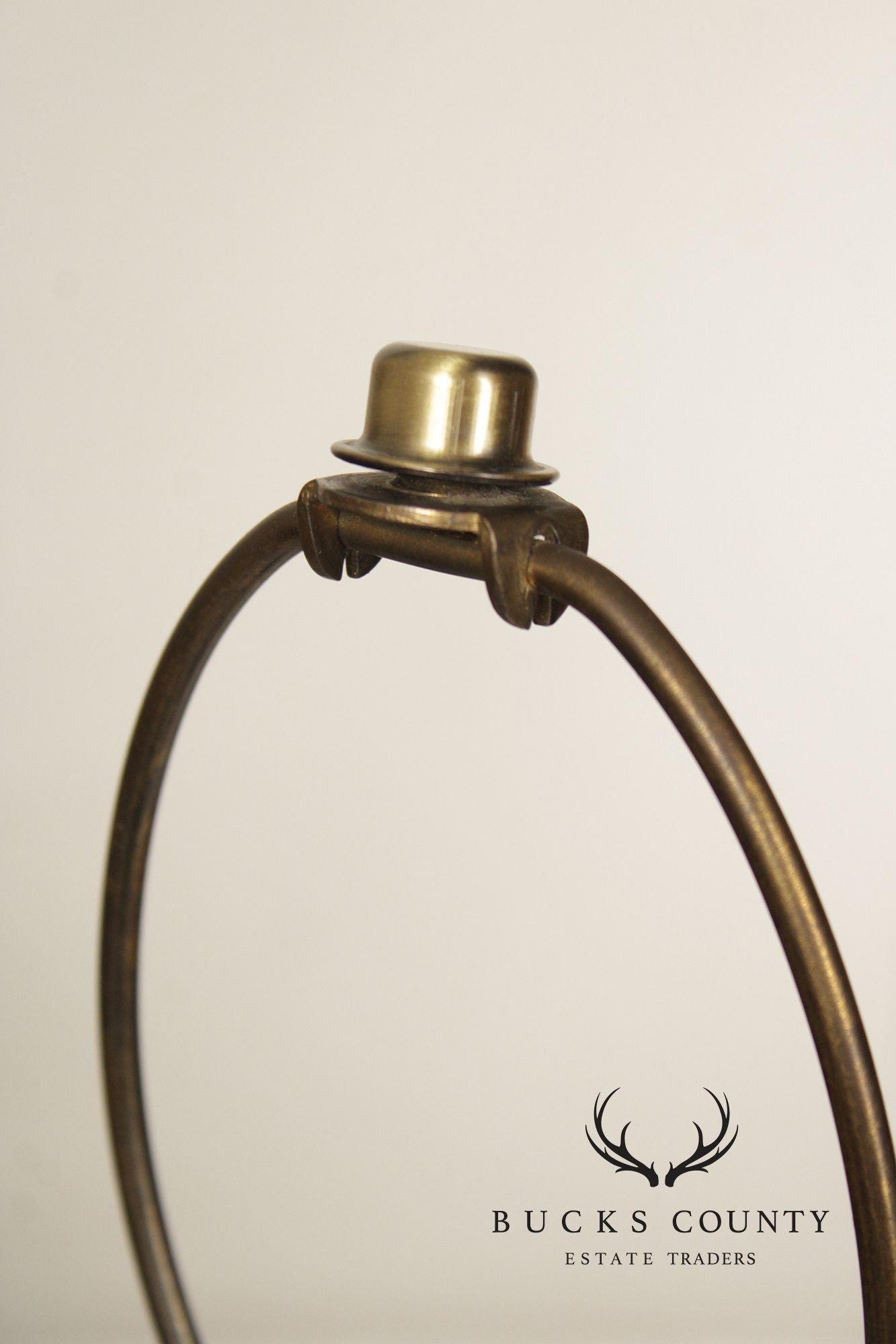 Benedetto Boschetti Classical Style Pair of Bronze Urn Table Lamps