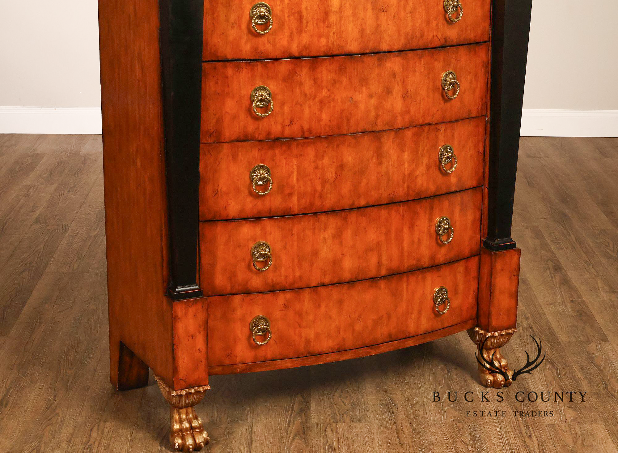 Lineage Home Furnishings Empire Style Tall Chest Of Drawers