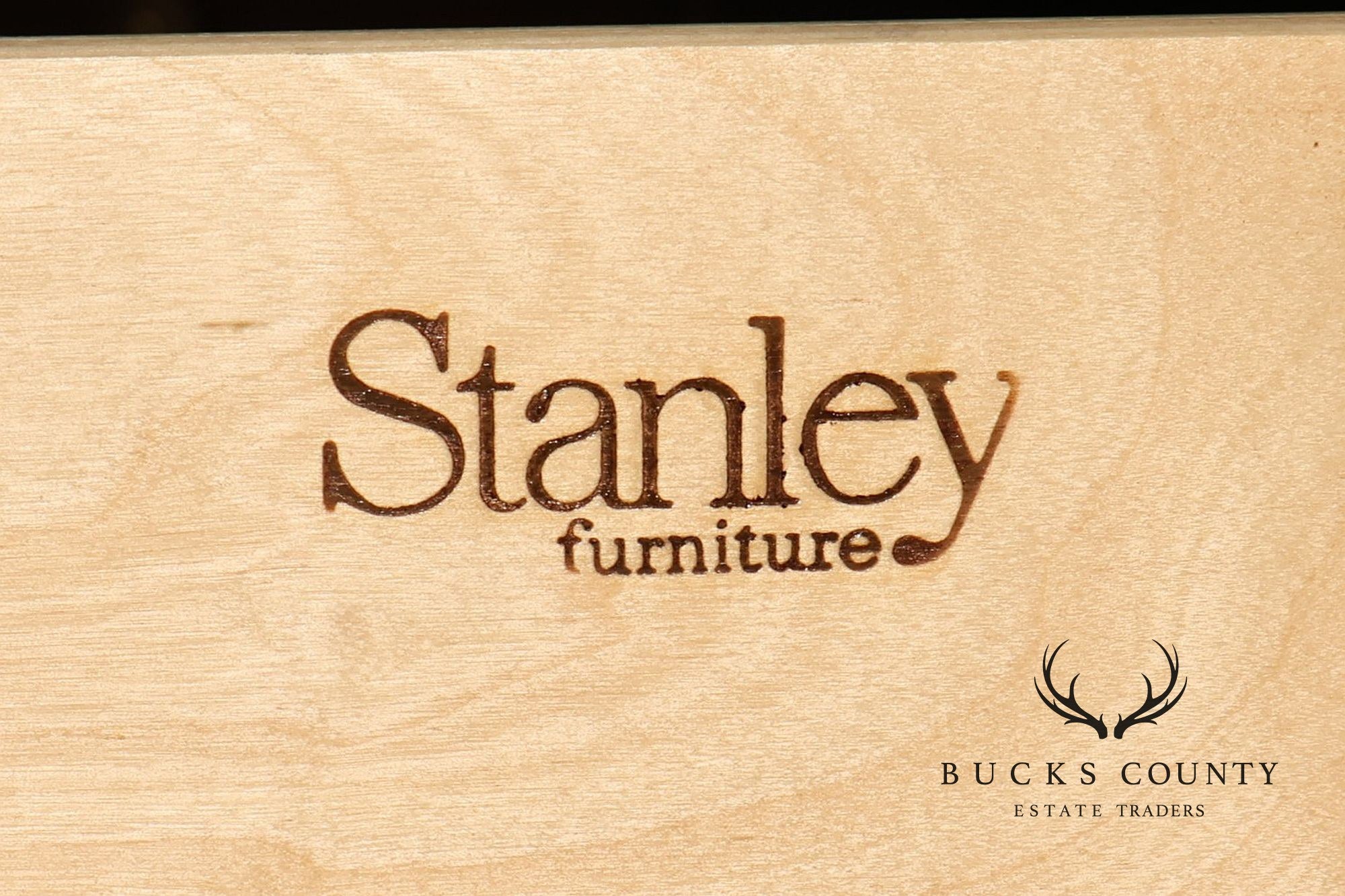 Stanley Furniture Traditional Carved Cherry Bedroom Storage Armoire