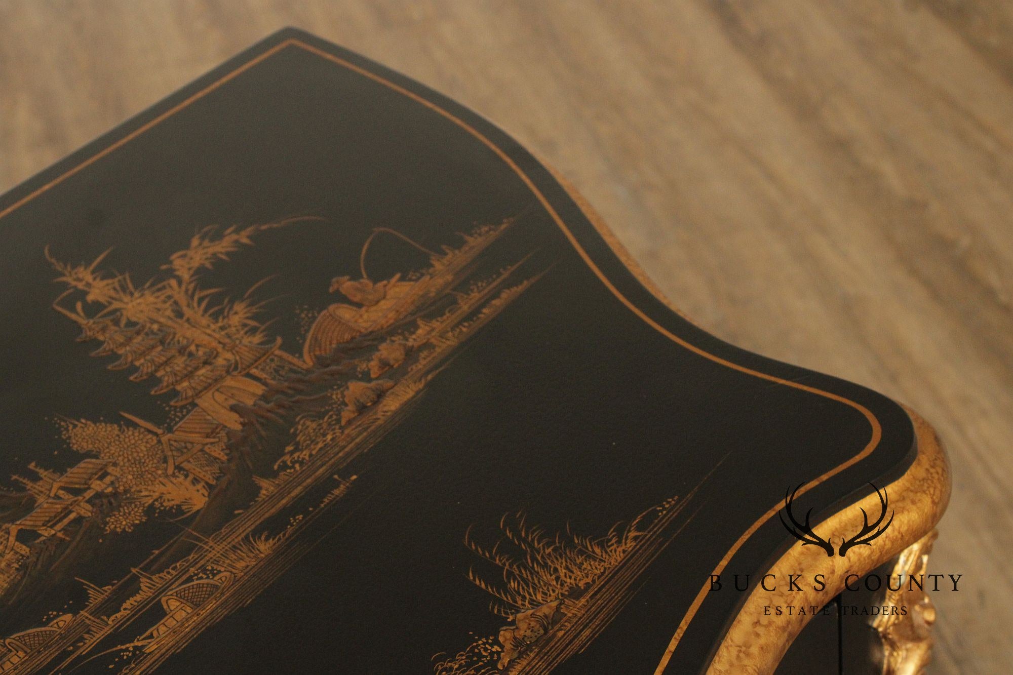 French Louis XV Style Ormolu Mounted Chinoiserie Commode