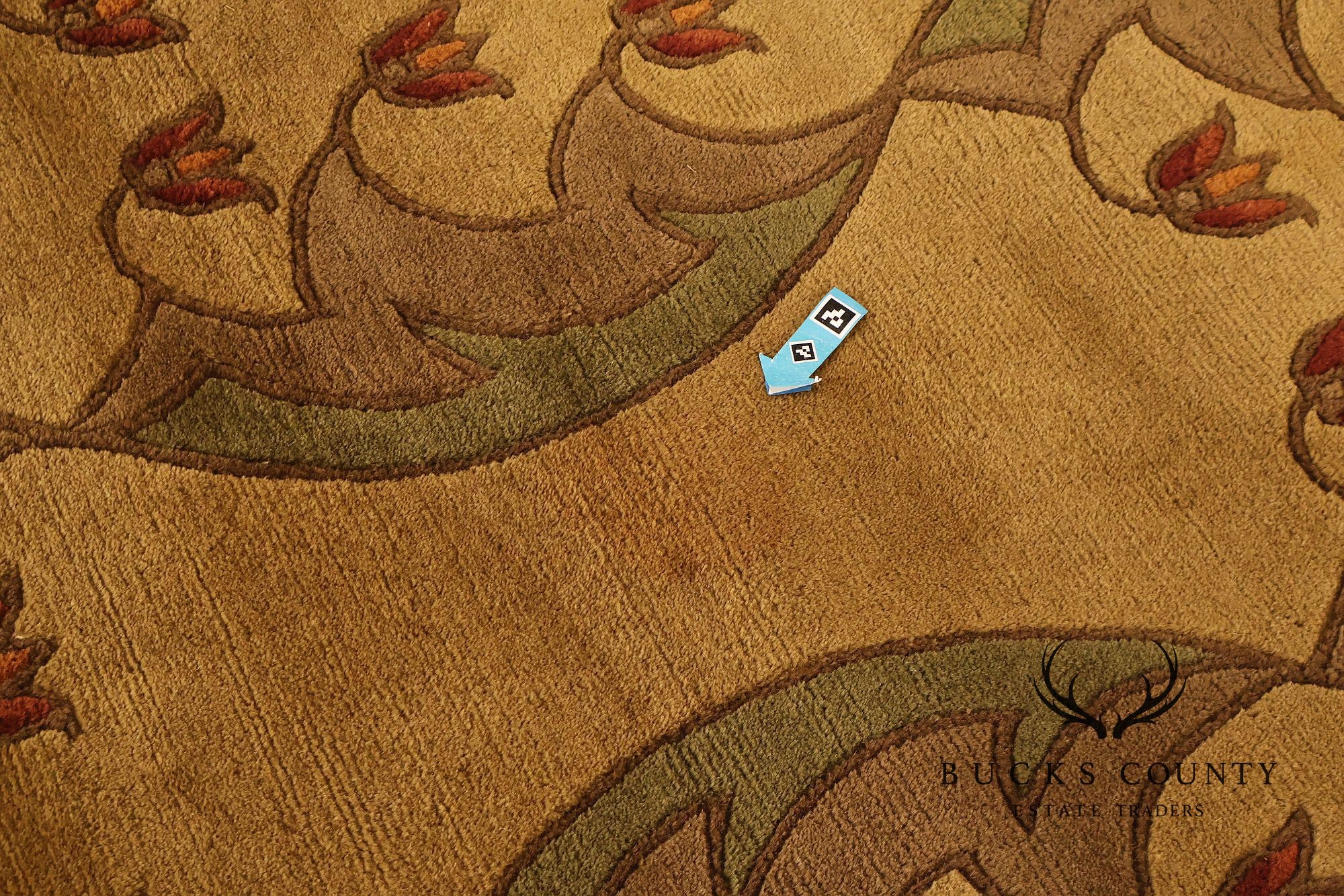 Stickley Designer Rugs Wool Area Rug Tulip Pattern 9x12