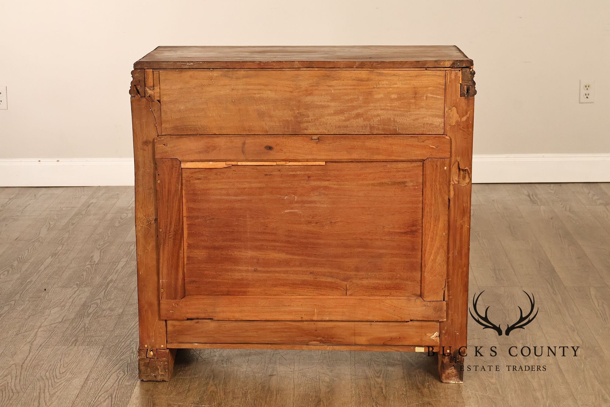 Antique Anglo Indian Pair of Carved Hardwood Console Tables