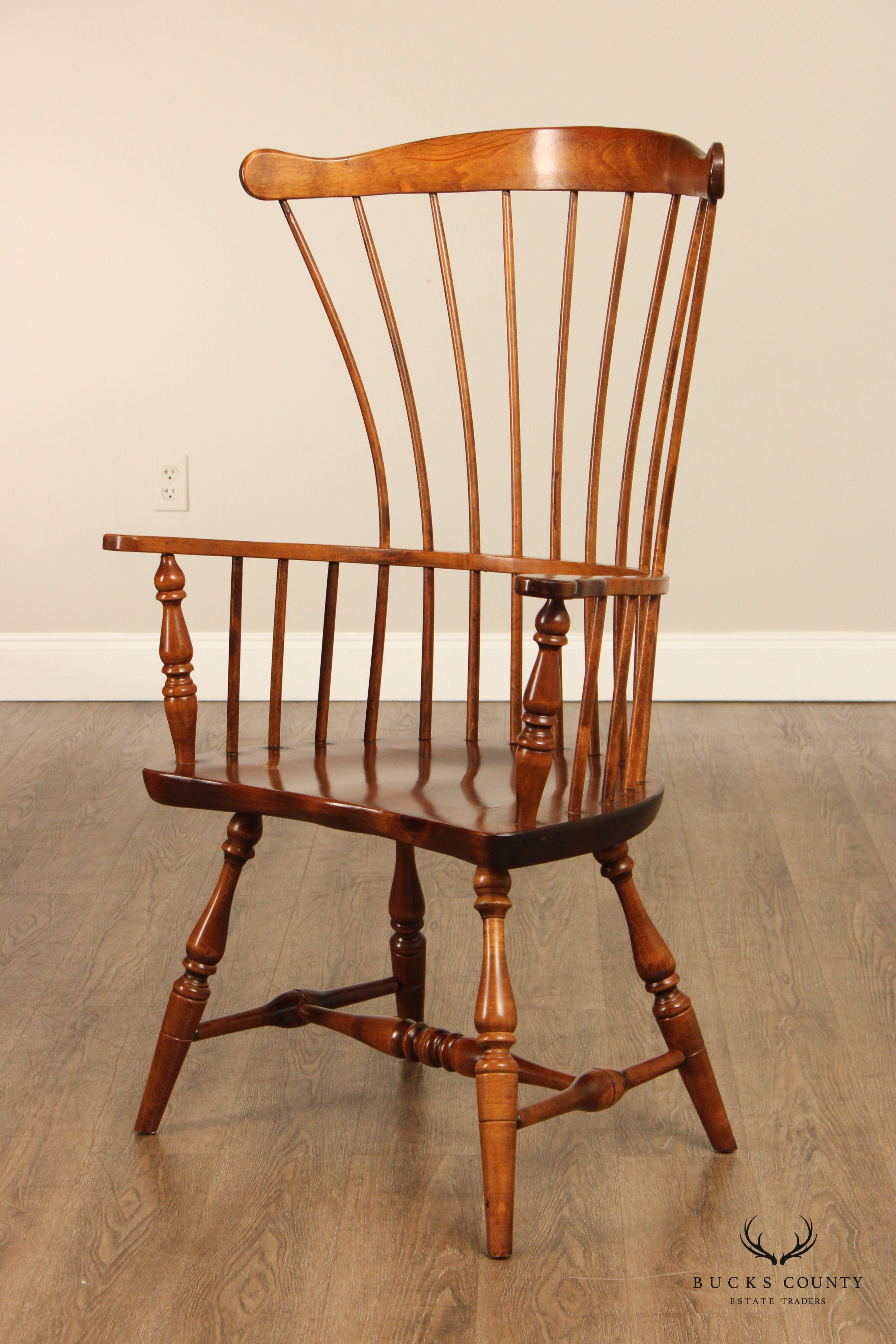 Benchmade Vintage High Back Windsor Armchair