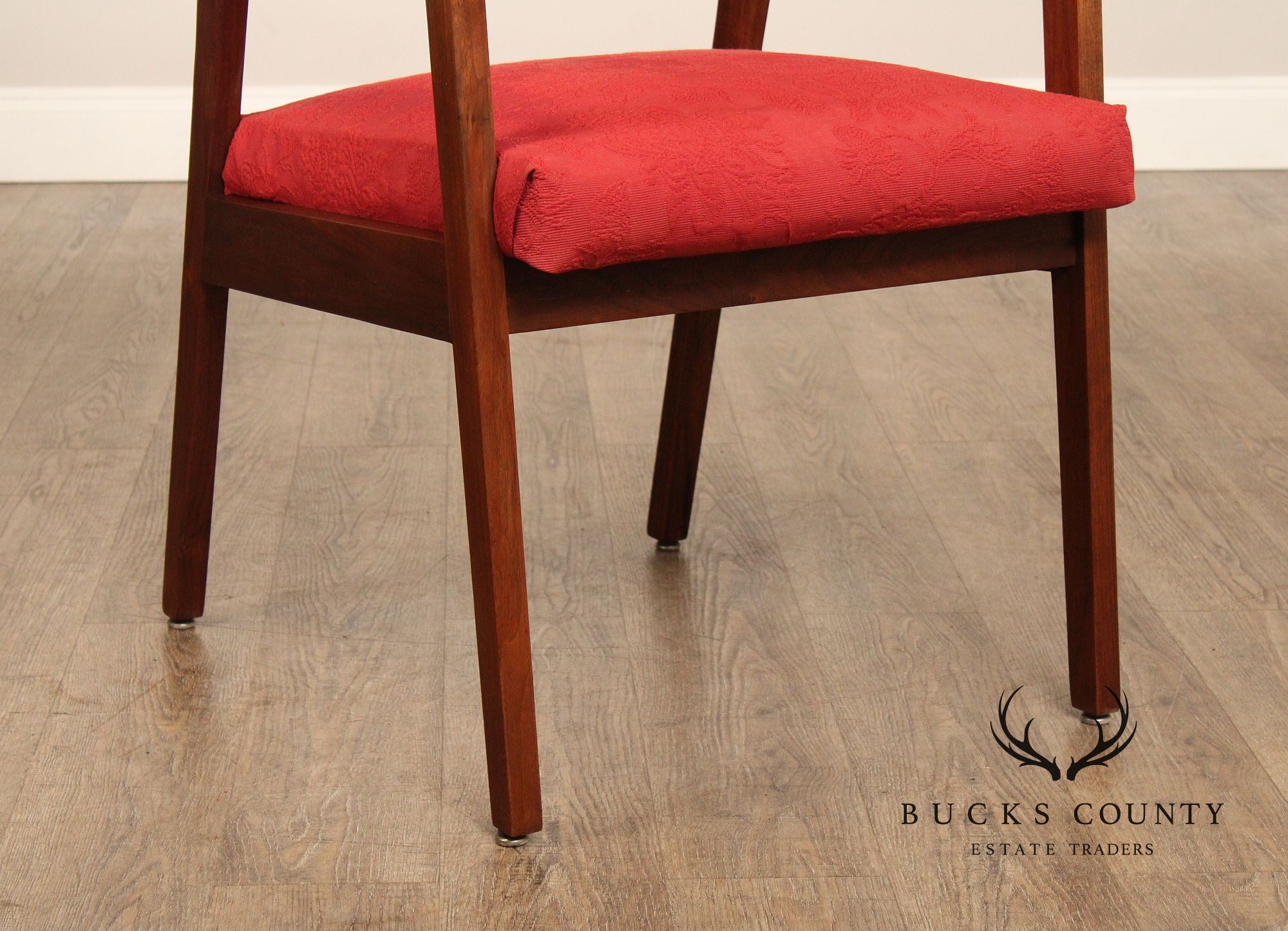 Alma Desk Company Mid Century Modern Walnut Armchair