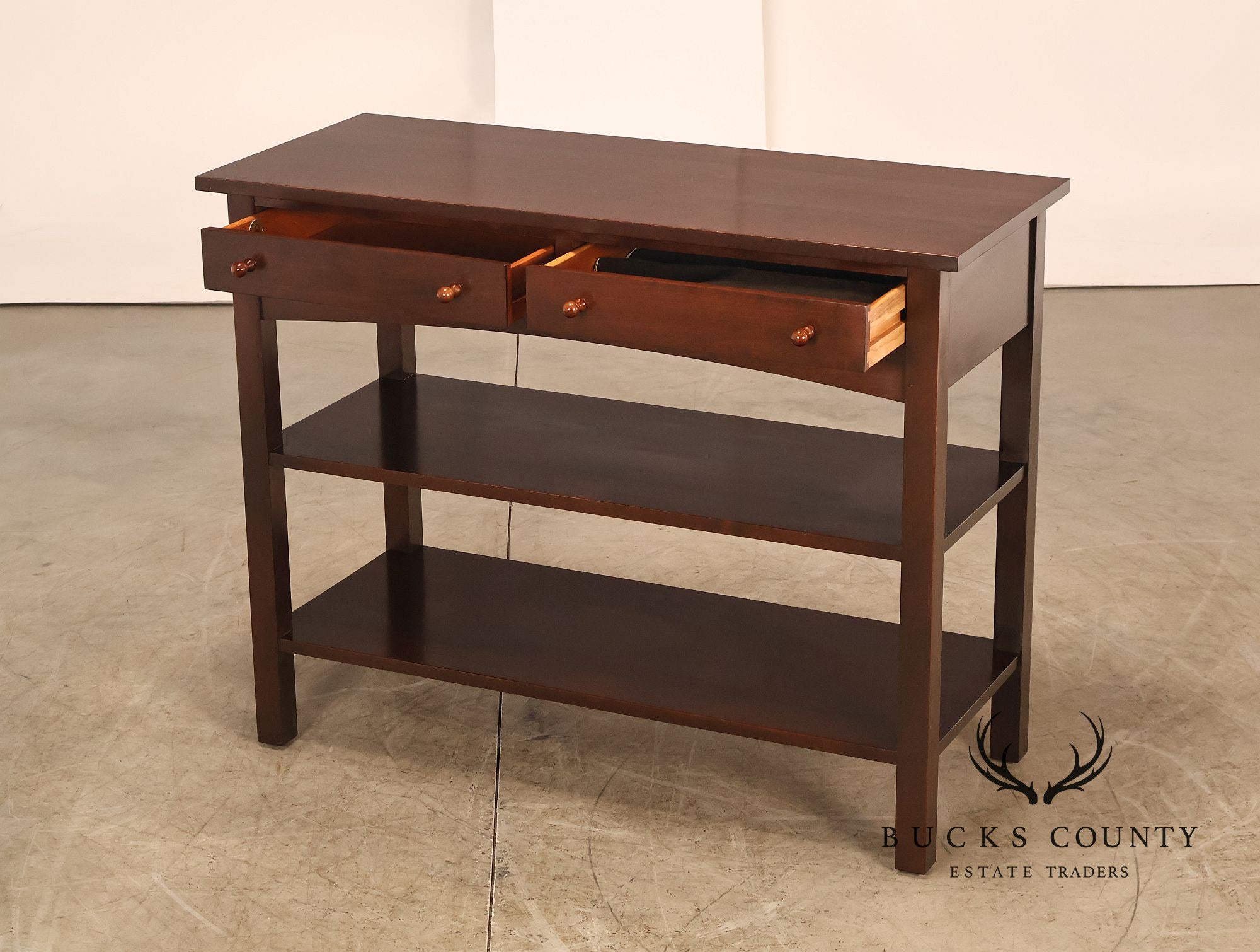 Stickley Mission Collection Cherry Server Console Table