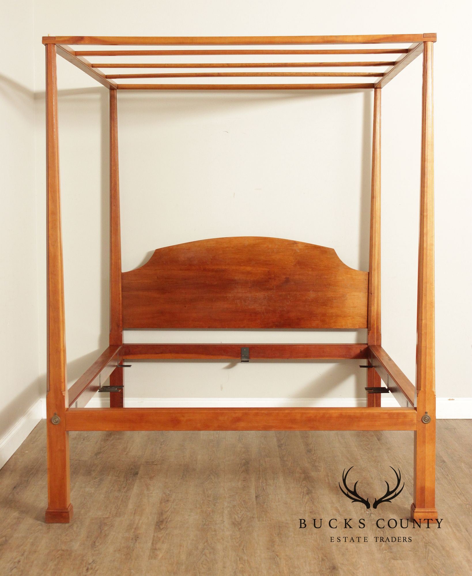 Custom Made American Cherry Four Poster Queen Size Bed