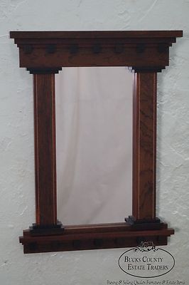 Studio Made Mixed Wood Small Hanging Wall Mirror by Artscape