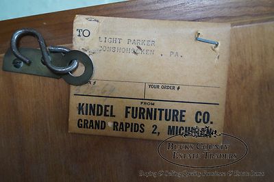 Kindel Belvedere Regency Directoire Style Fruitwood Mirror