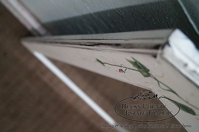 Hand Painted Venetian Andrea Davinci Braun Mirror