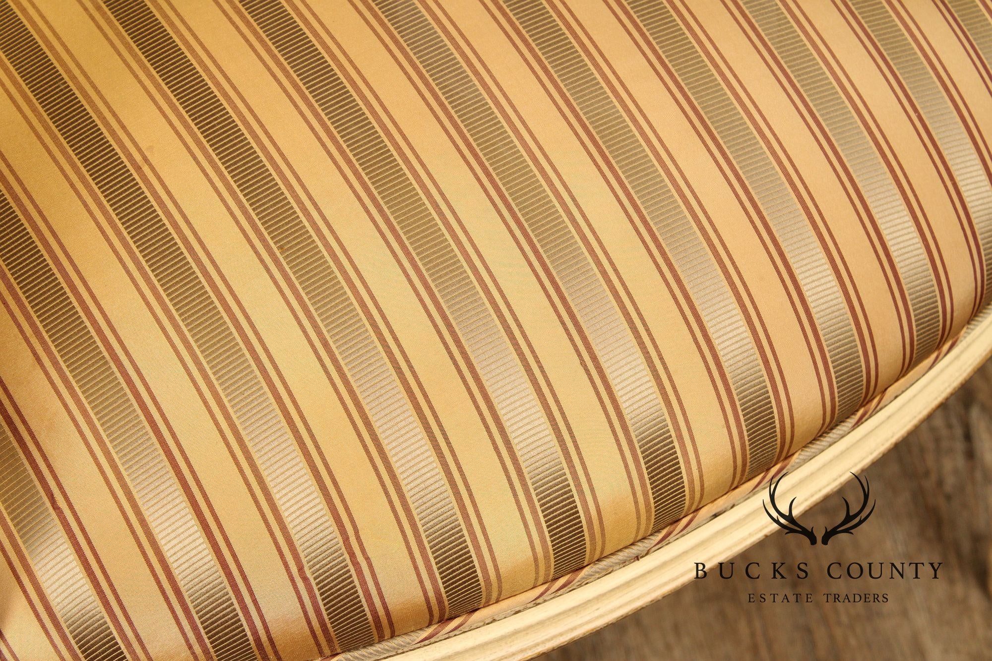 Hickory Chair Italian Provincial Style Cream-Painted Armchair
