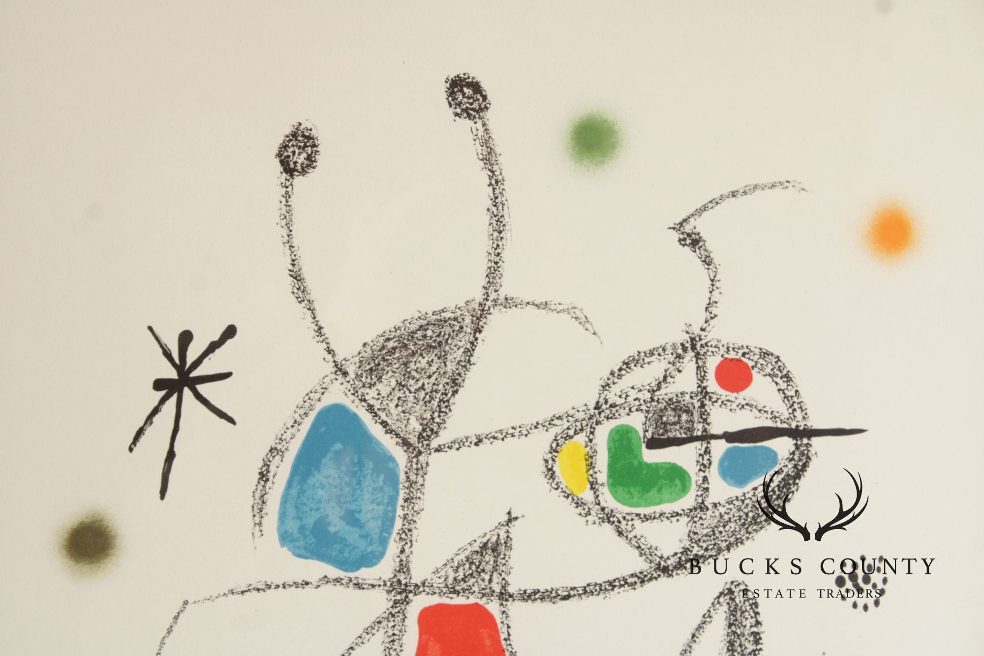 Joan Miró Framed Lithograph, 'Maravillas 8'