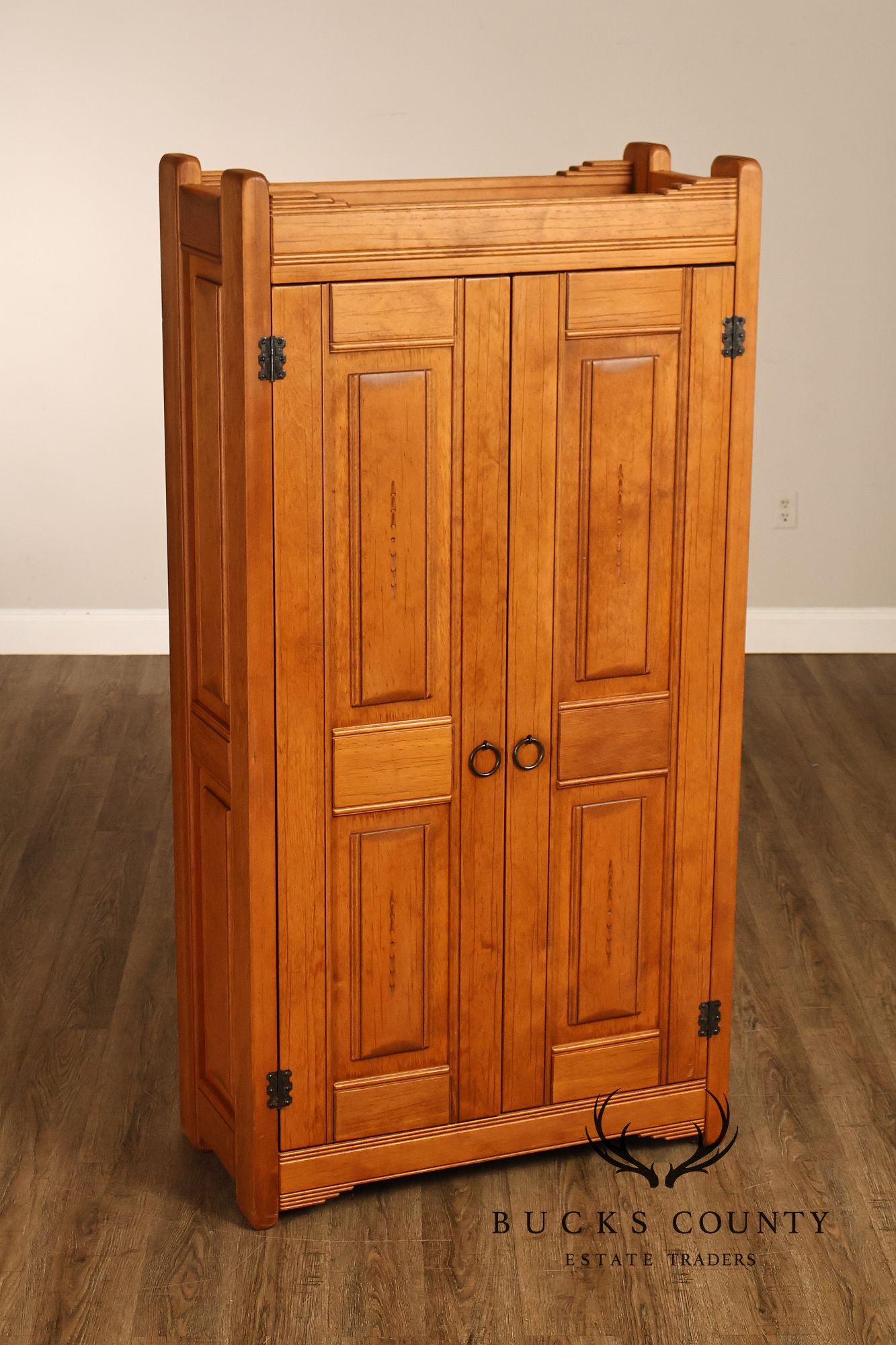 Southwestern Style Two Door Storage Or Pantry Cupboard
