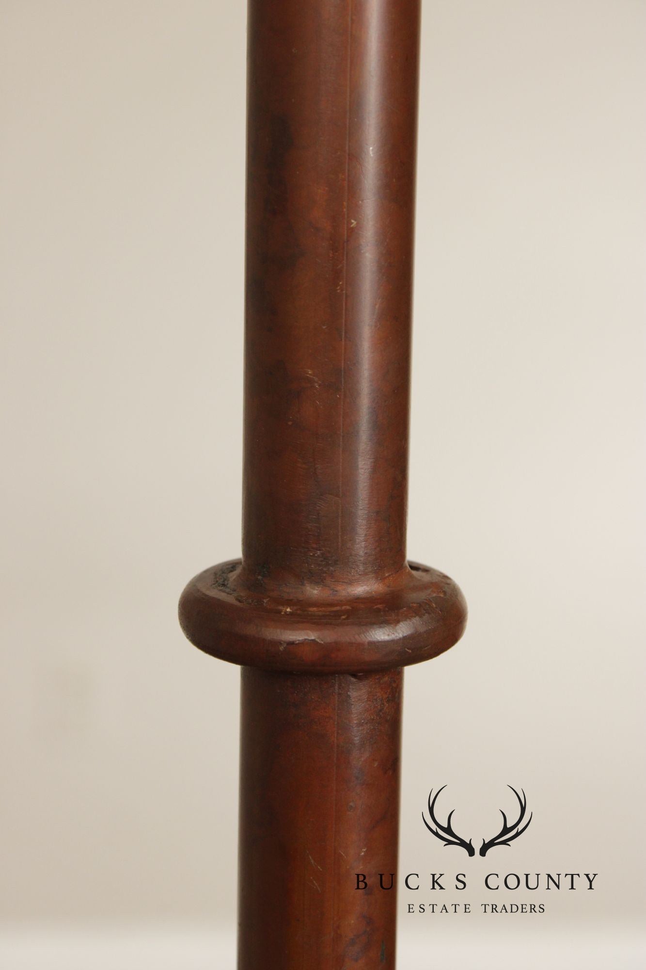 Vintage European Set of Three Tall Iron Candlesticks